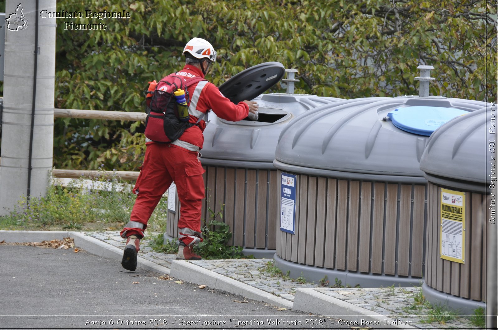 Aosta 6 Ottobre 2018 - Esercitazione "Trentino Valdaosta 2018" - Croce Rossa Italiana- Comitato Regionale del Piemonte