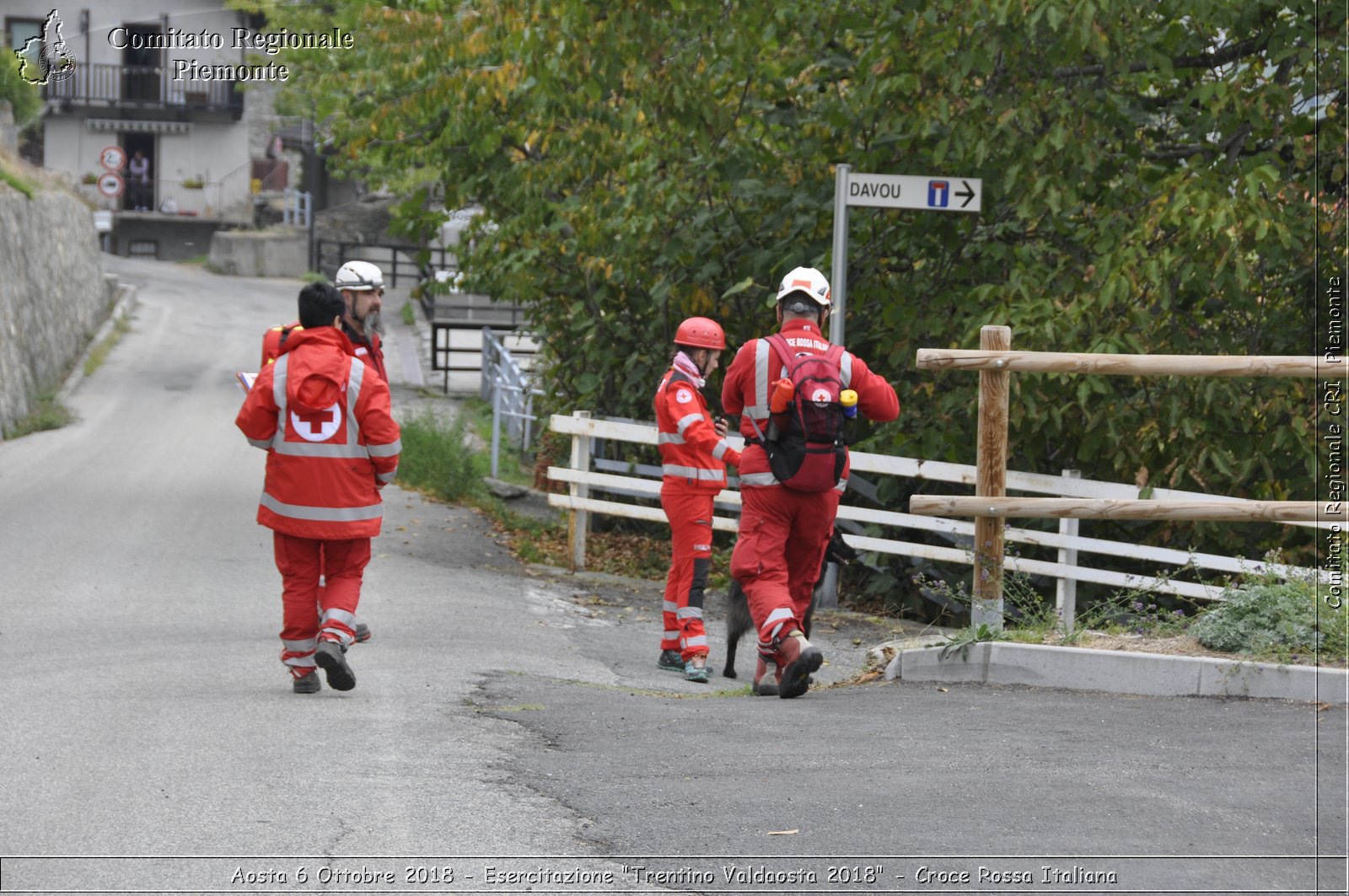 Aosta 6 Ottobre 2018 - Esercitazione "Trentino Valdaosta 2018" - Croce Rossa Italiana- Comitato Regionale del Piemonte