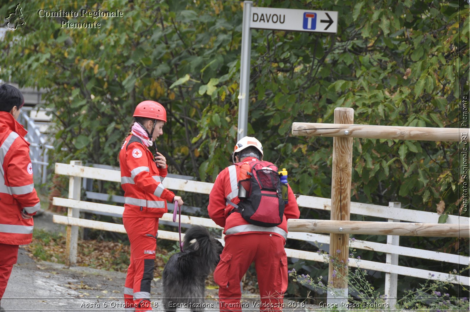 Aosta 6 Ottobre 2018 - Esercitazione "Trentino Valdaosta 2018" - Croce Rossa Italiana- Comitato Regionale del Piemonte