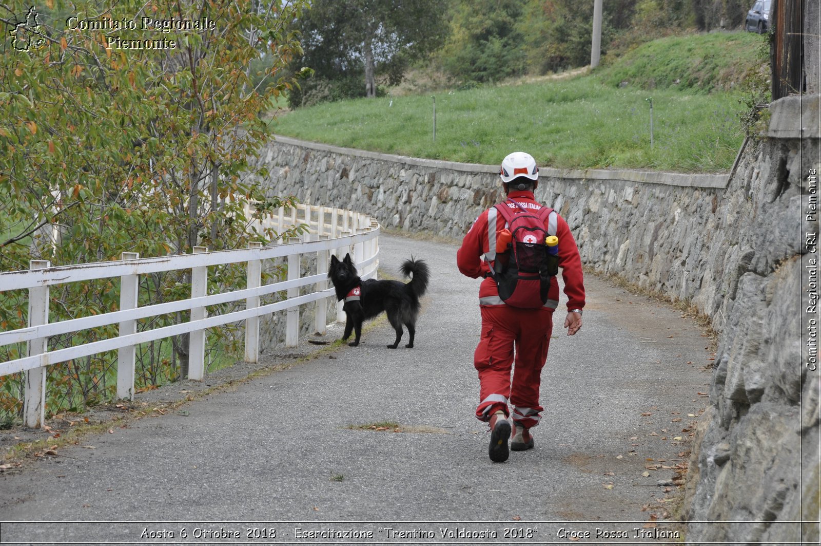 Aosta 6 Ottobre 2018 - Esercitazione "Trentino Valdaosta 2018" - Croce Rossa Italiana- Comitato Regionale del Piemonte