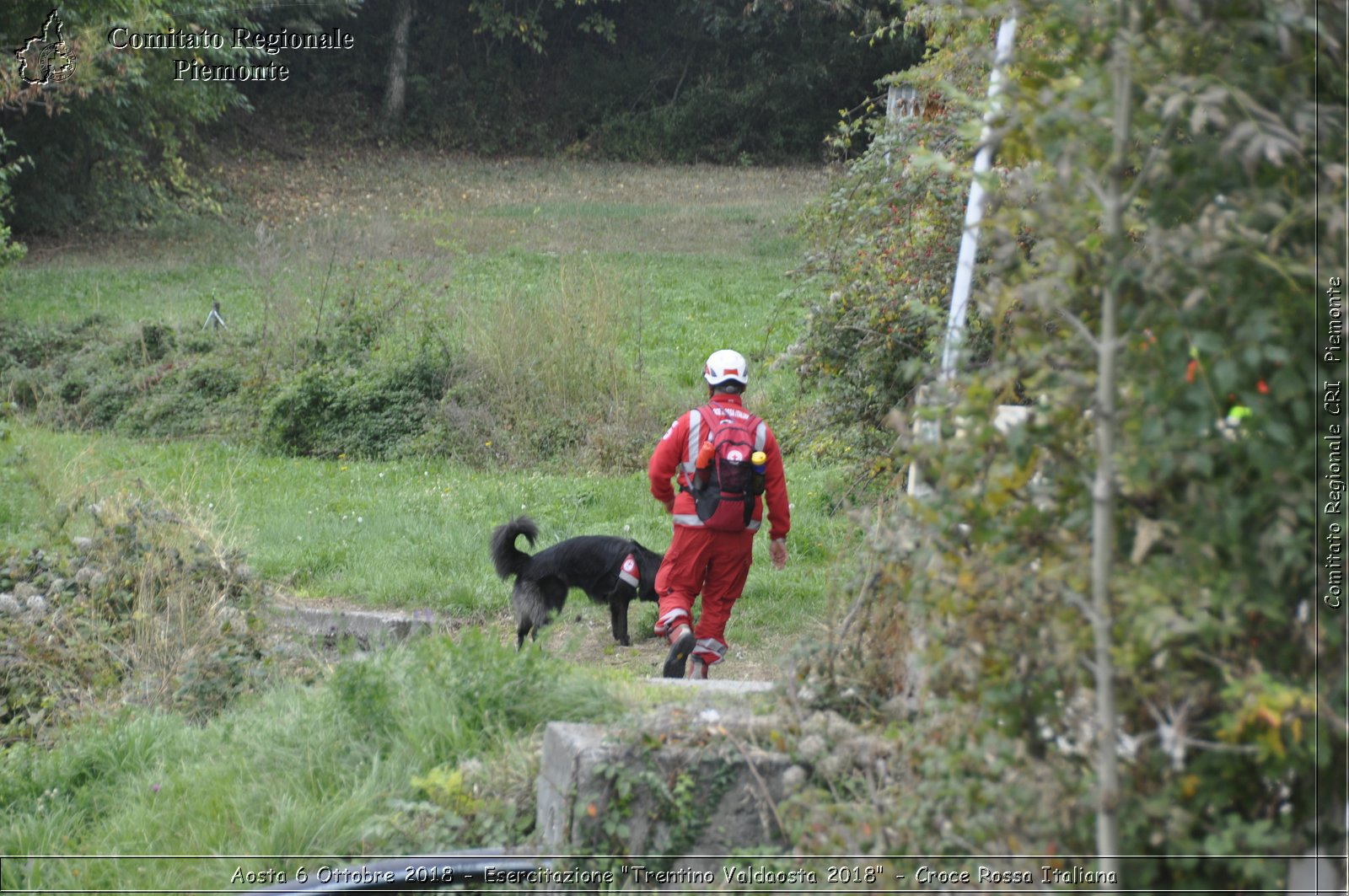 Aosta 6 Ottobre 2018 - Esercitazione "Trentino Valdaosta 2018" - Croce Rossa Italiana- Comitato Regionale del Piemonte