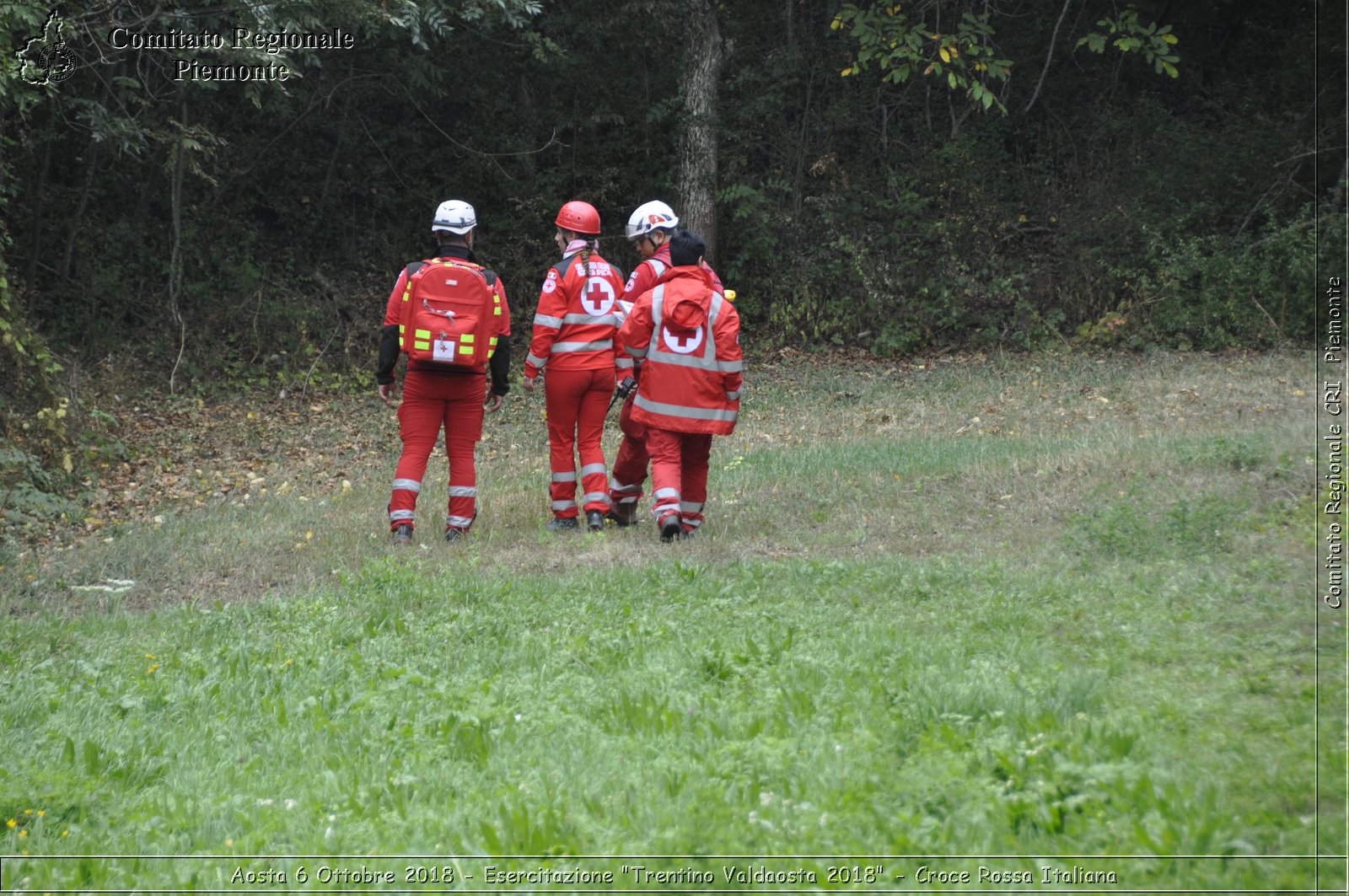 Aosta 6 Ottobre 2018 - Esercitazione "Trentino Valdaosta 2018" - Croce Rossa Italiana- Comitato Regionale del Piemonte