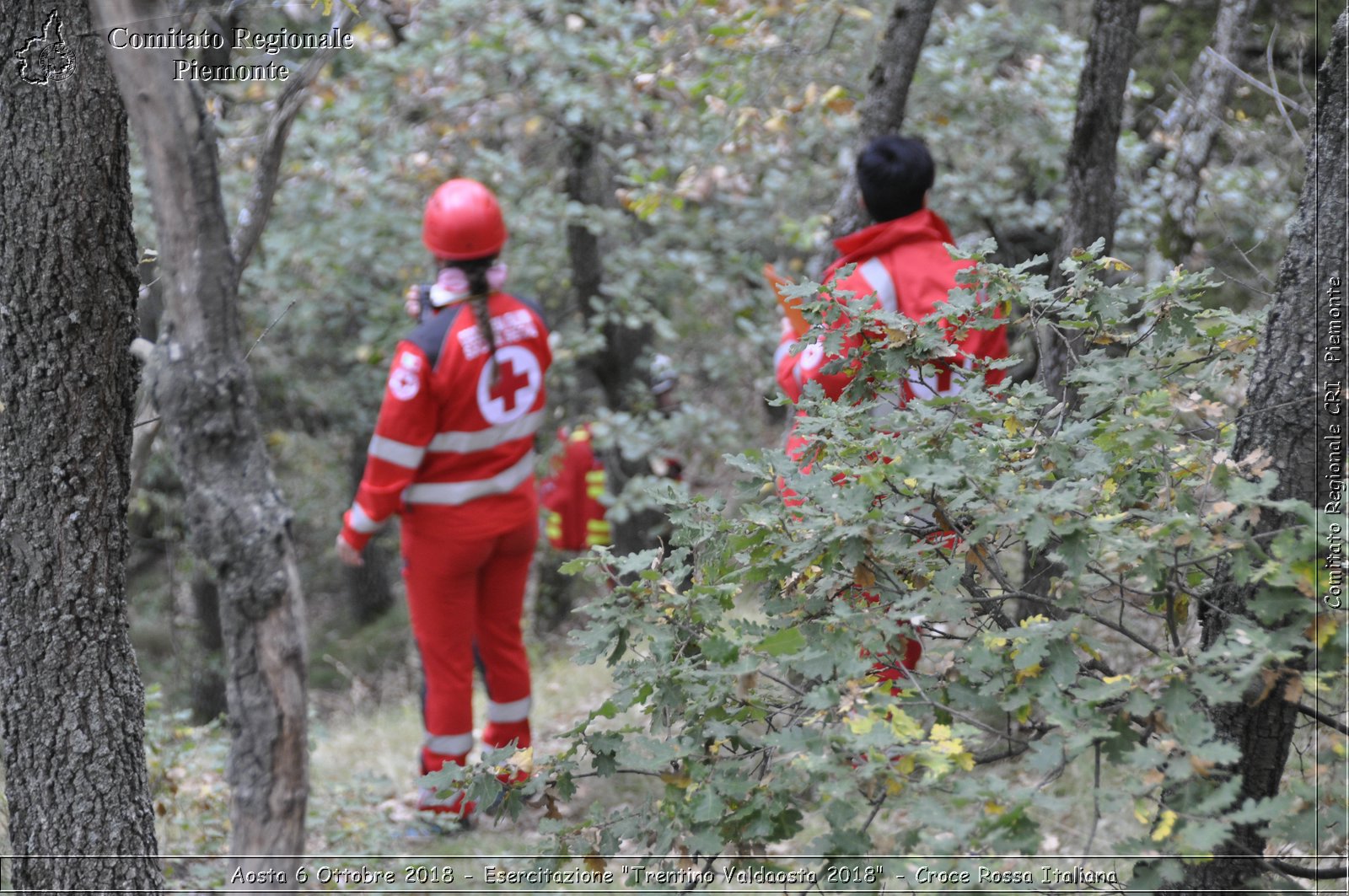 Aosta 6 Ottobre 2018 - Esercitazione "Trentino Valdaosta 2018" - Croce Rossa Italiana- Comitato Regionale del Piemonte