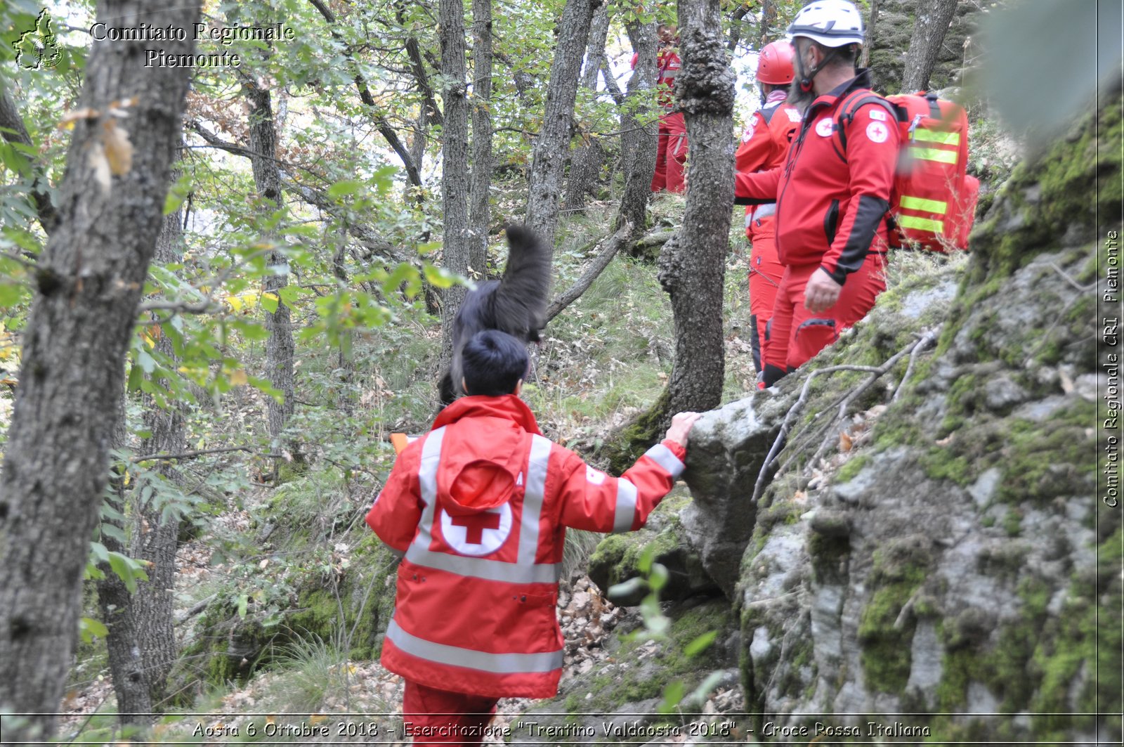 Aosta 6 Ottobre 2018 - Esercitazione "Trentino Valdaosta 2018" - Croce Rossa Italiana- Comitato Regionale del Piemonte