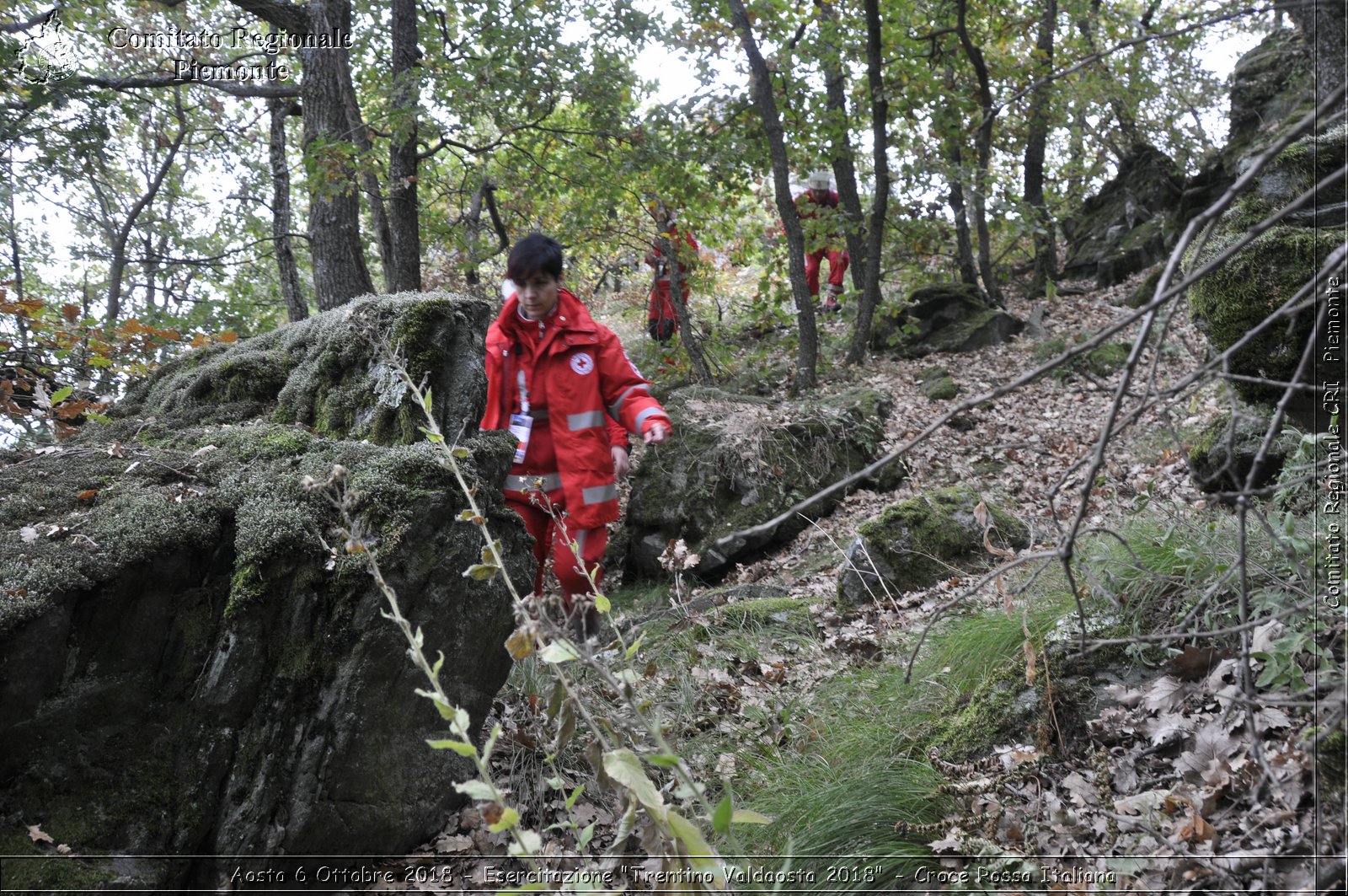 Aosta 6 Ottobre 2018 - Esercitazione "Trentino Valdaosta 2018" - Croce Rossa Italiana- Comitato Regionale del Piemonte