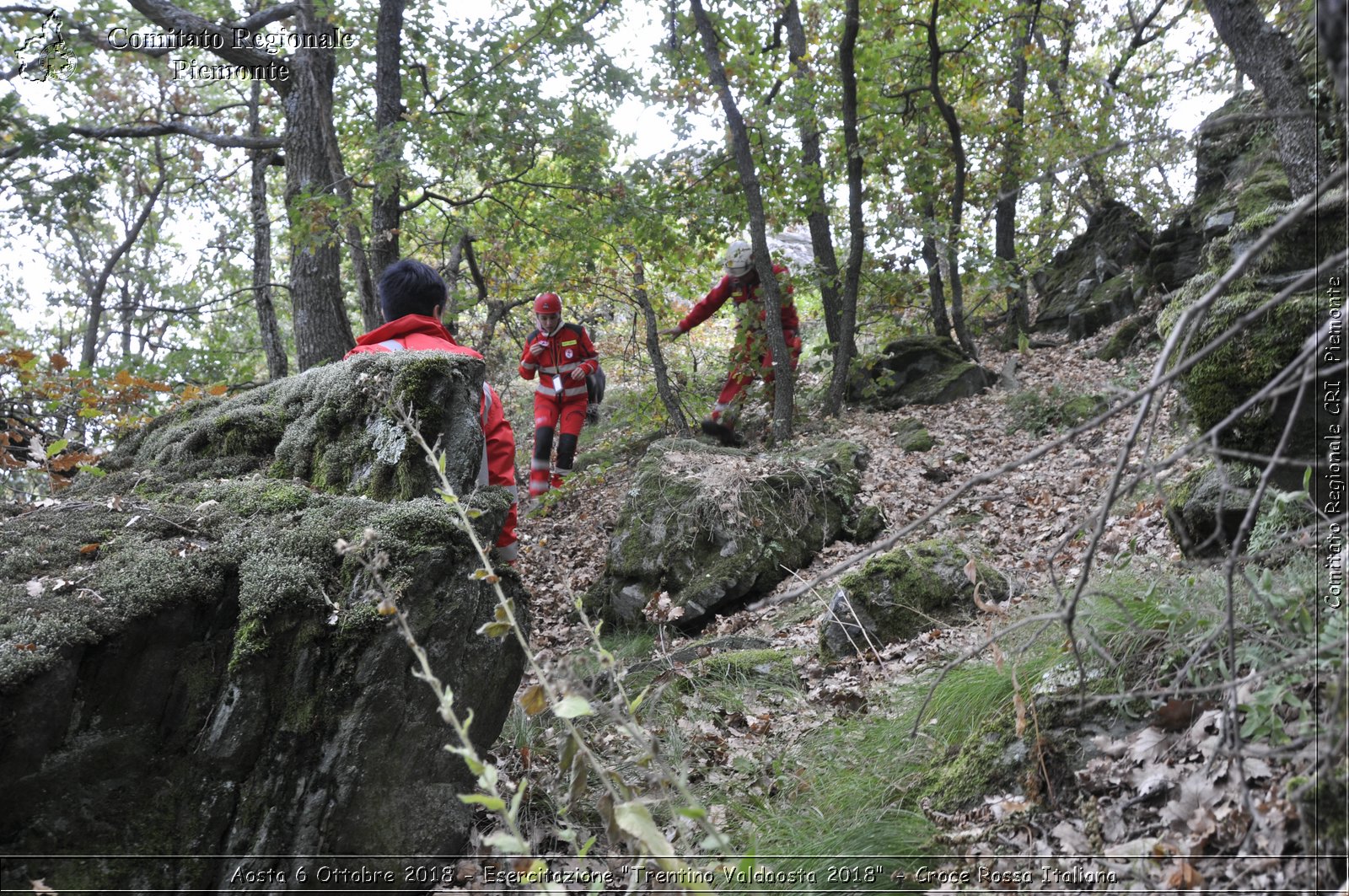 Aosta 6 Ottobre 2018 - Esercitazione "Trentino Valdaosta 2018" - Croce Rossa Italiana- Comitato Regionale del Piemonte