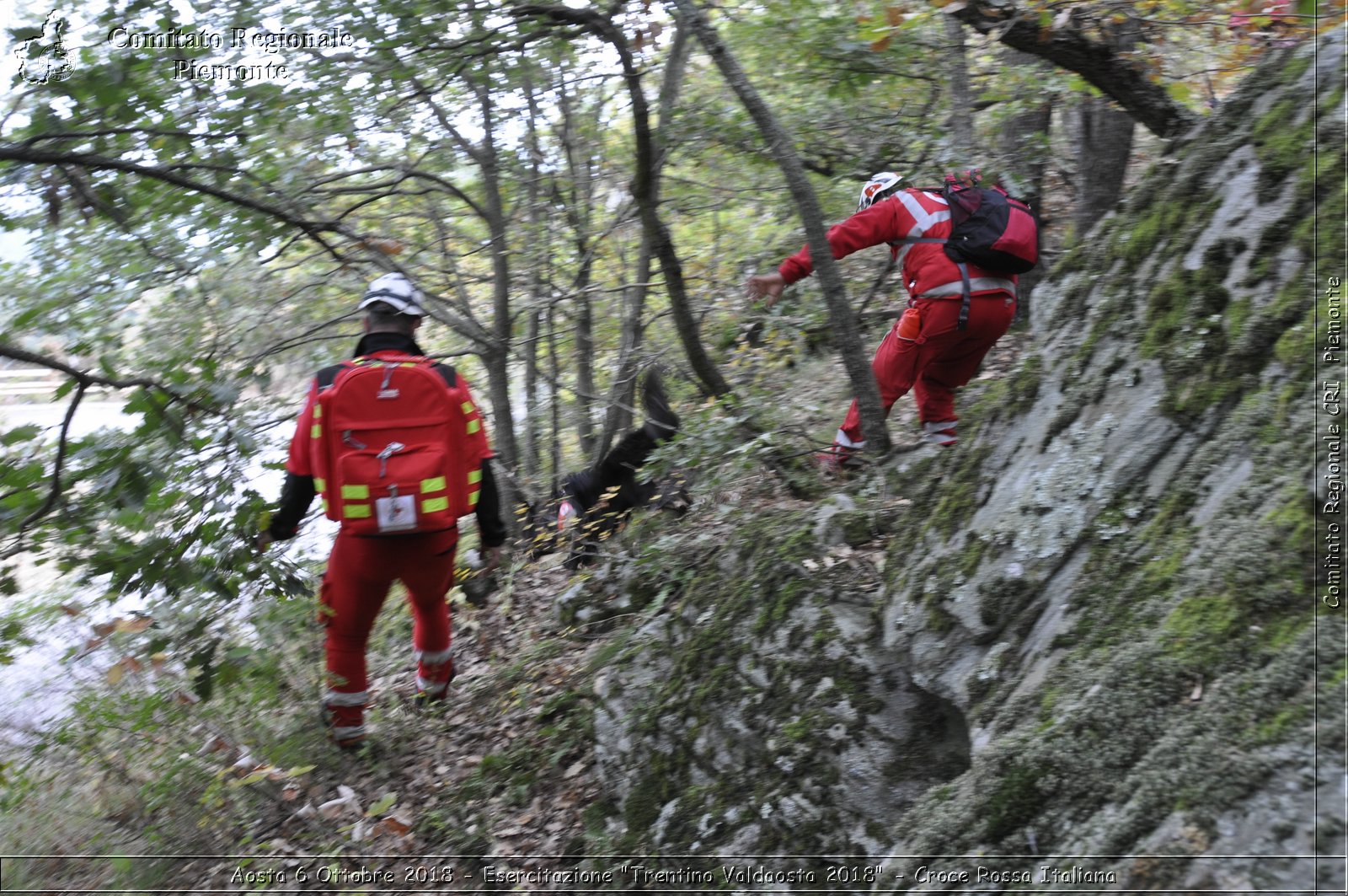 Aosta 6 Ottobre 2018 - Esercitazione "Trentino Valdaosta 2018" - Croce Rossa Italiana- Comitato Regionale del Piemonte