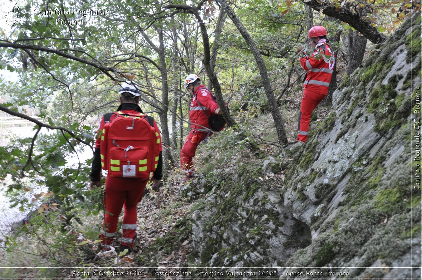 Aosta 6 Ottobre 2018 - Esercitazione "Trentino Valdaosta 2018" - Croce Rossa Italiana- Comitato Regionale del Piemonte