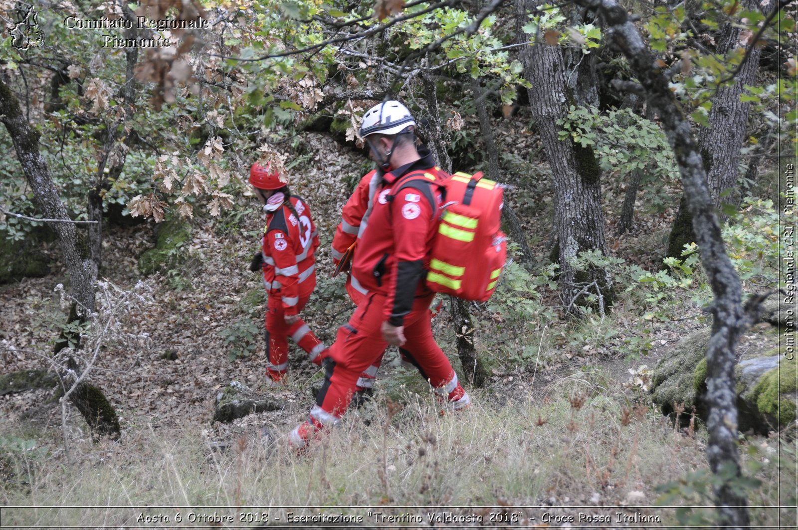 Aosta 6 Ottobre 2018 - Esercitazione "Trentino Valdaosta 2018" - Croce Rossa Italiana- Comitato Regionale del Piemonte