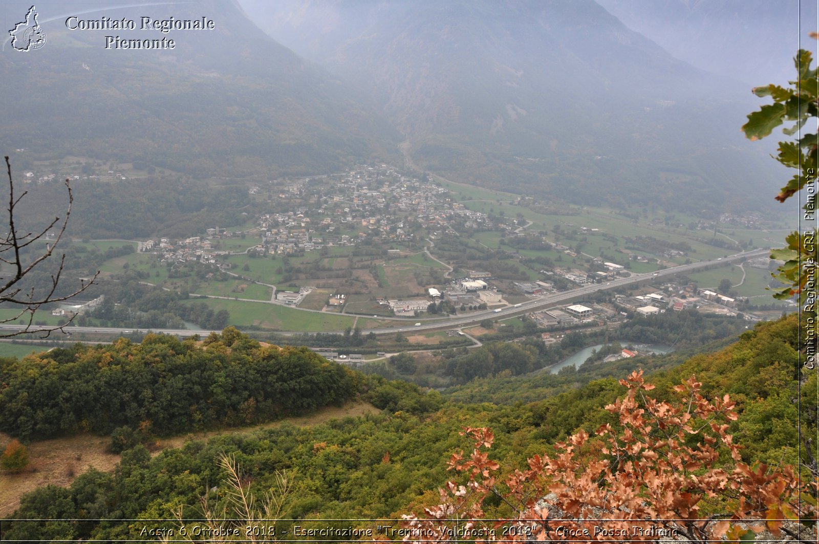 Aosta 6 Ottobre 2018 - Esercitazione "Trentino Valdaosta 2018" - Croce Rossa Italiana- Comitato Regionale del Piemonte