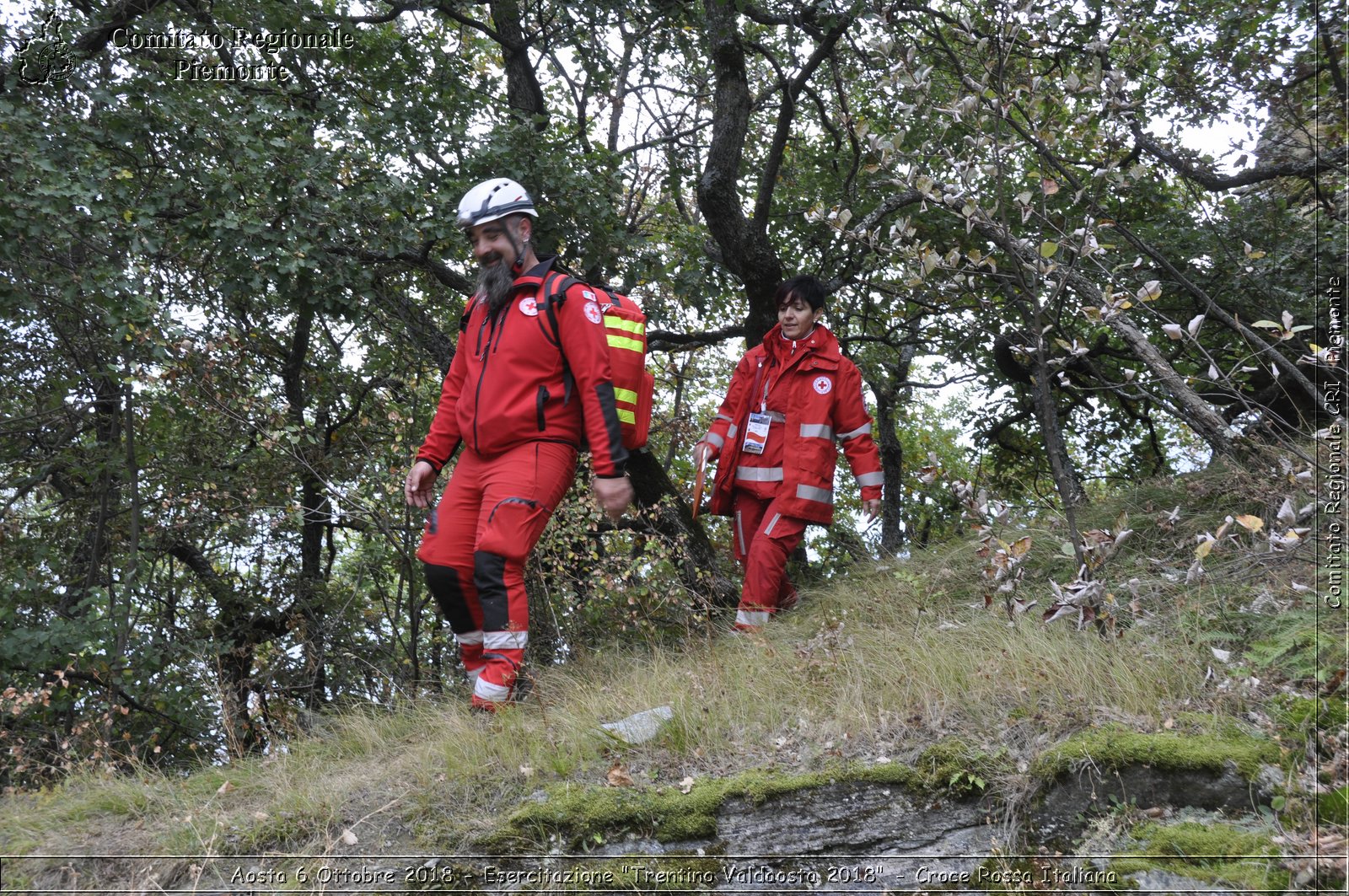 Aosta 6 Ottobre 2018 - Esercitazione "Trentino Valdaosta 2018" - Croce Rossa Italiana- Comitato Regionale del Piemonte