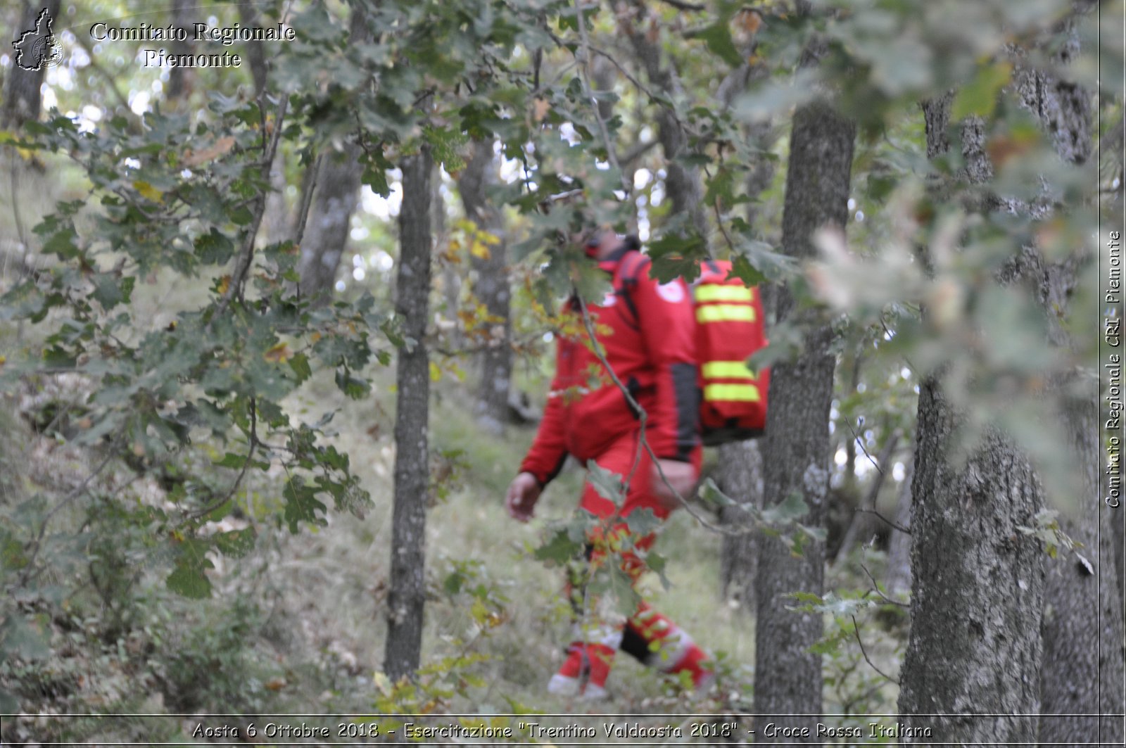 Aosta 6 Ottobre 2018 - Esercitazione "Trentino Valdaosta 2018" - Croce Rossa Italiana- Comitato Regionale del Piemonte