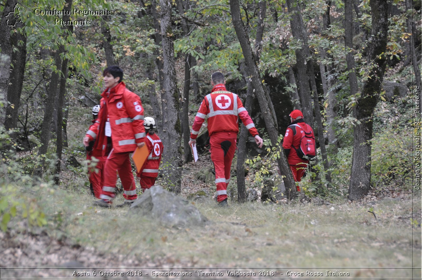 Aosta 6 Ottobre 2018 - Esercitazione "Trentino Valdaosta 2018" - Croce Rossa Italiana- Comitato Regionale del Piemonte