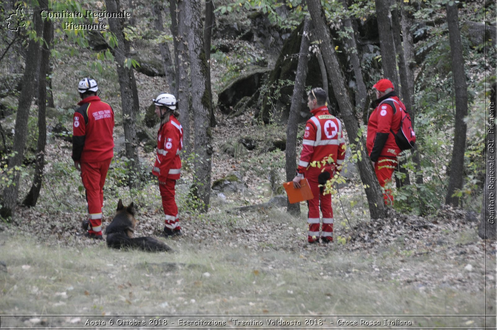 Aosta 6 Ottobre 2018 - Esercitazione "Trentino Valdaosta 2018" - Croce Rossa Italiana- Comitato Regionale del Piemonte