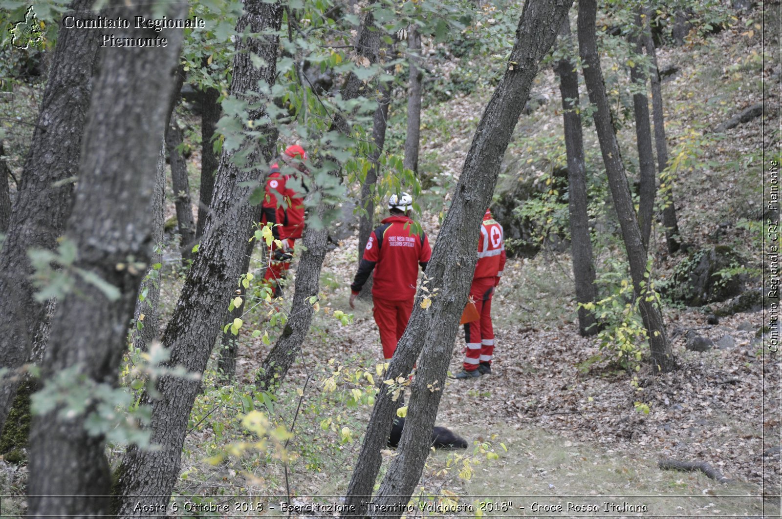 Aosta 6 Ottobre 2018 - Esercitazione "Trentino Valdaosta 2018" - Croce Rossa Italiana- Comitato Regionale del Piemonte