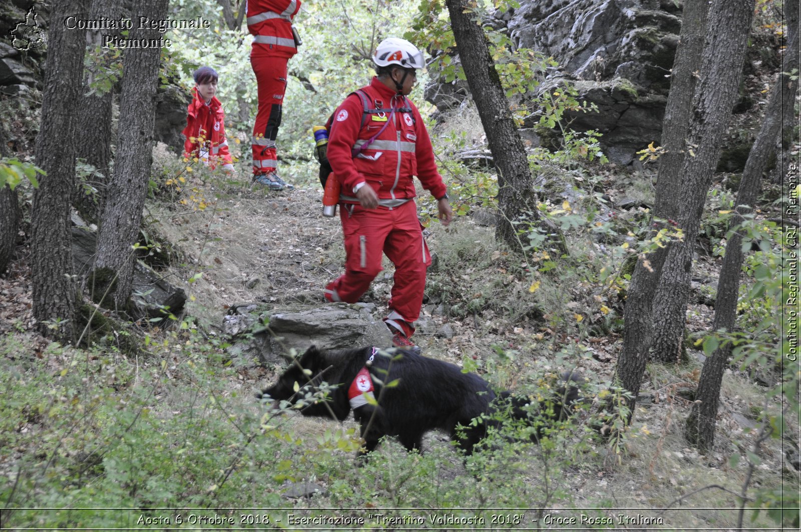 Aosta 6 Ottobre 2018 - Esercitazione "Trentino Valdaosta 2018" - Croce Rossa Italiana- Comitato Regionale del Piemonte