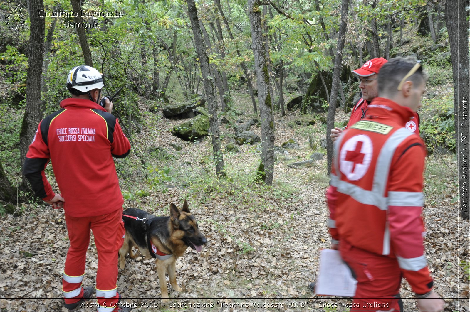 Aosta 6 Ottobre 2018 - Esercitazione "Trentino Valdaosta 2018" - Croce Rossa Italiana- Comitato Regionale del Piemonte