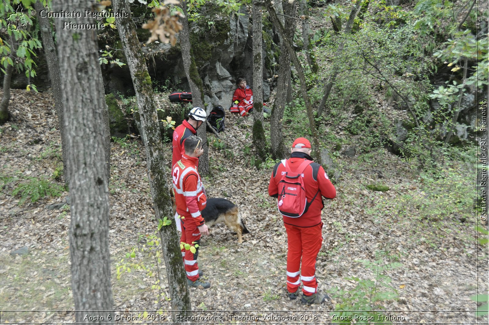 Aosta 6 Ottobre 2018 - Esercitazione "Trentino Valdaosta 2018" - Croce Rossa Italiana- Comitato Regionale del Piemonte