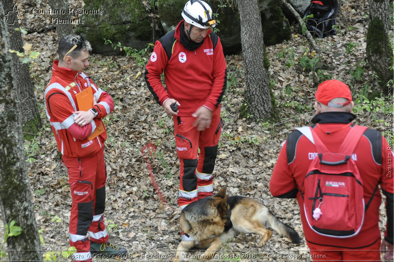 Aosta 6 Ottobre 2018 - Esercitazione "Trentino Valdaosta 2018" - Croce Rossa Italiana- Comitato Regionale del Piemonte