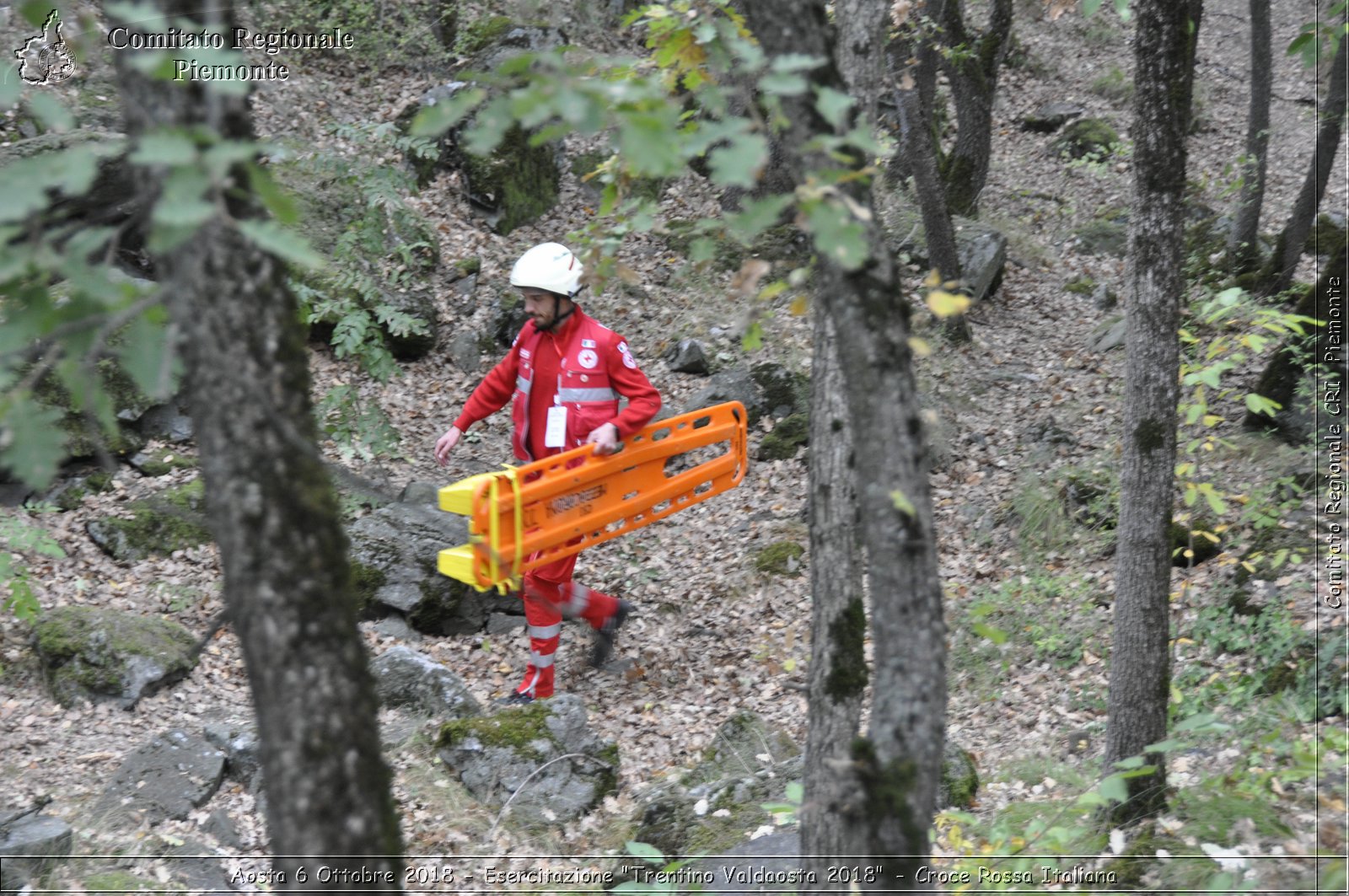 Aosta 6 Ottobre 2018 - Esercitazione "Trentino Valdaosta 2018" - Croce Rossa Italiana- Comitato Regionale del Piemonte