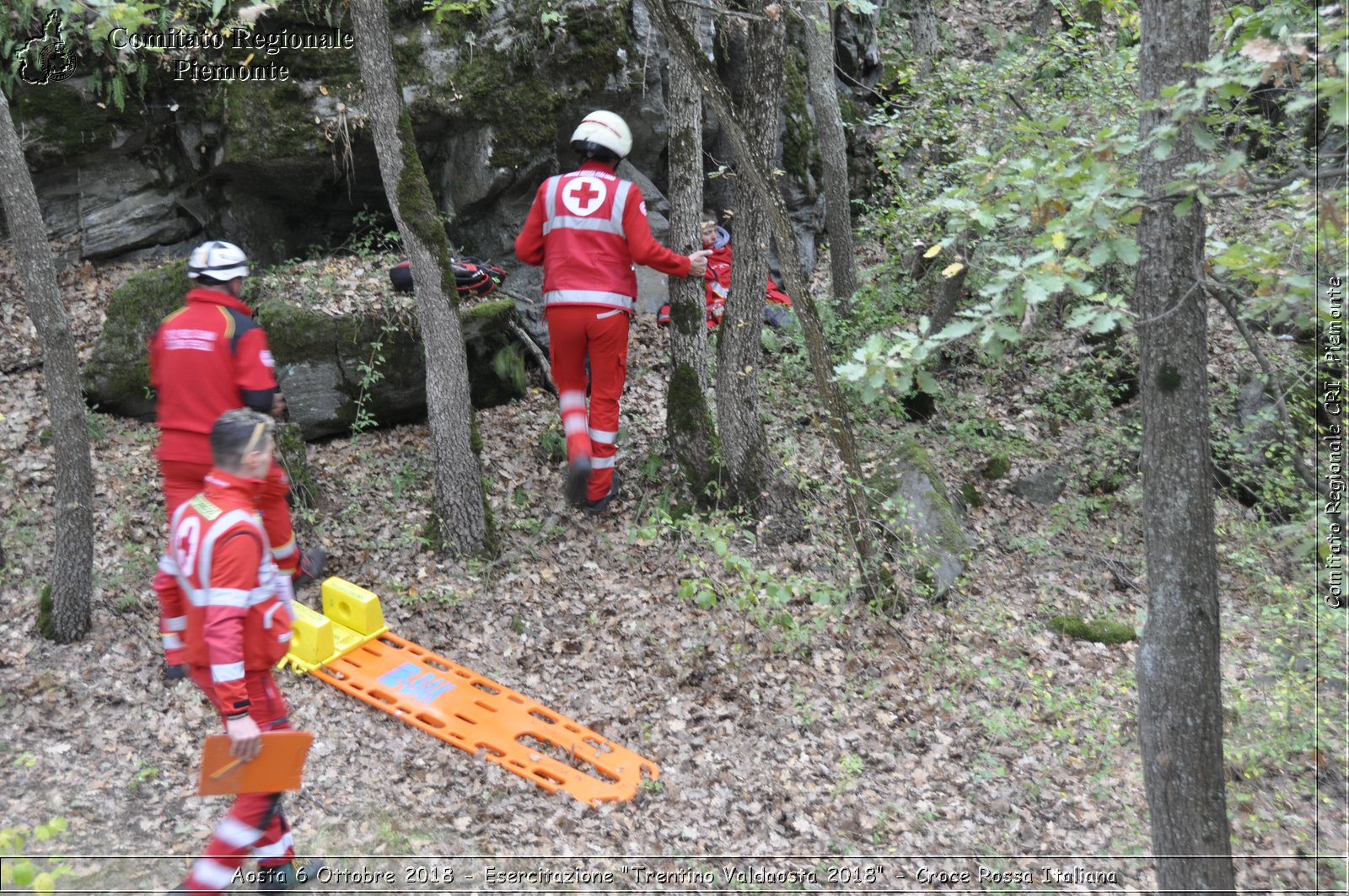 Aosta 6 Ottobre 2018 - Esercitazione "Trentino Valdaosta 2018" - Croce Rossa Italiana- Comitato Regionale del Piemonte