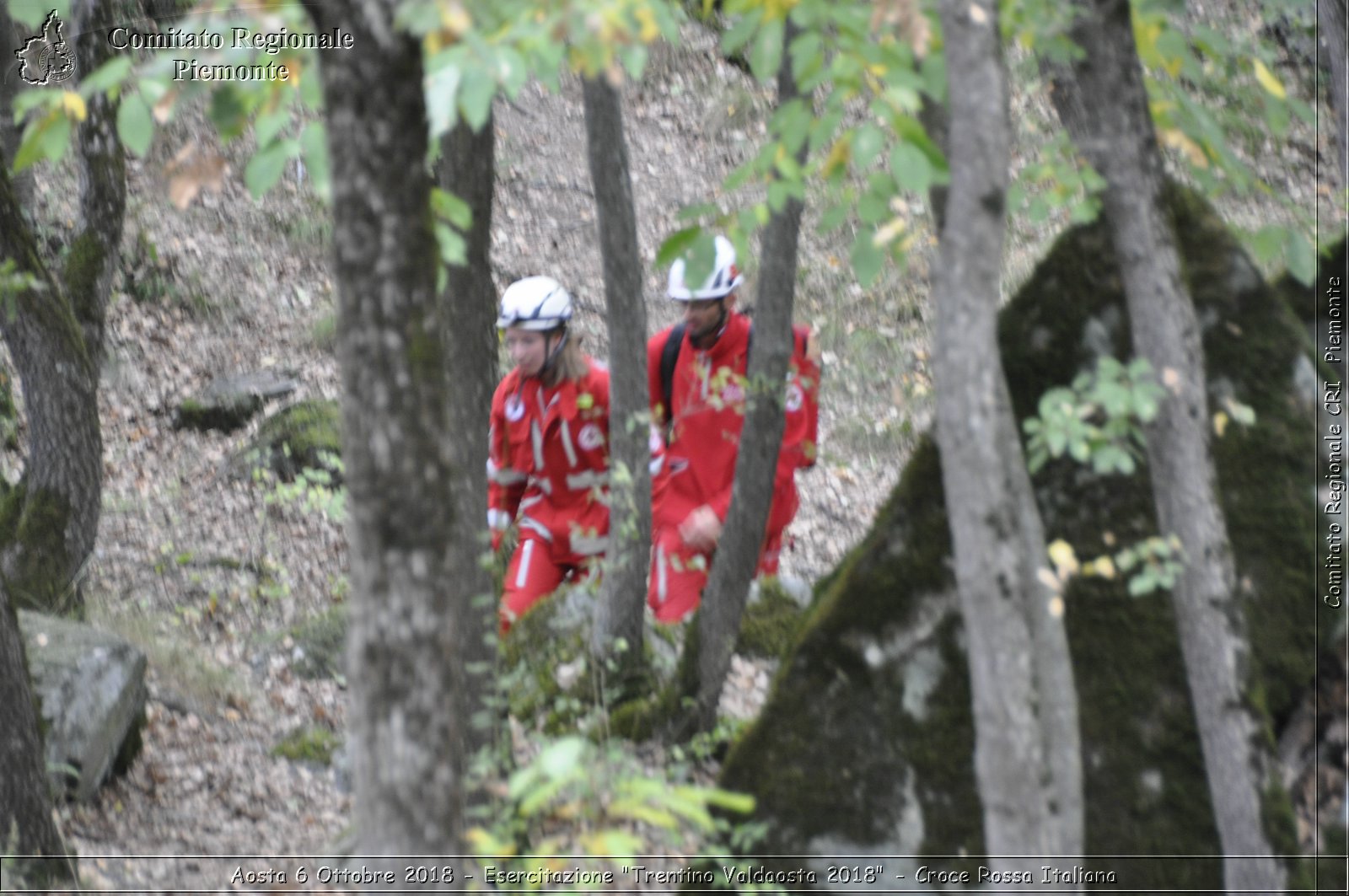 Aosta 6 Ottobre 2018 - Esercitazione "Trentino Valdaosta 2018" - Croce Rossa Italiana- Comitato Regionale del Piemonte