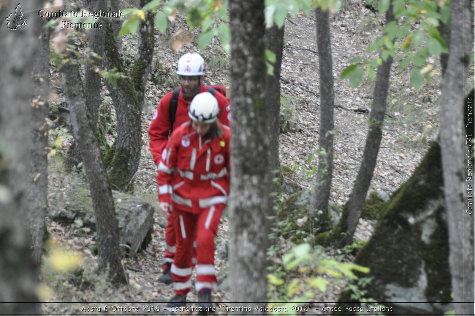 Aosta 6 Ottobre 2018 - Esercitazione "Trentino Valdaosta 2018" - Croce Rossa Italiana- Comitato Regionale del Piemonte