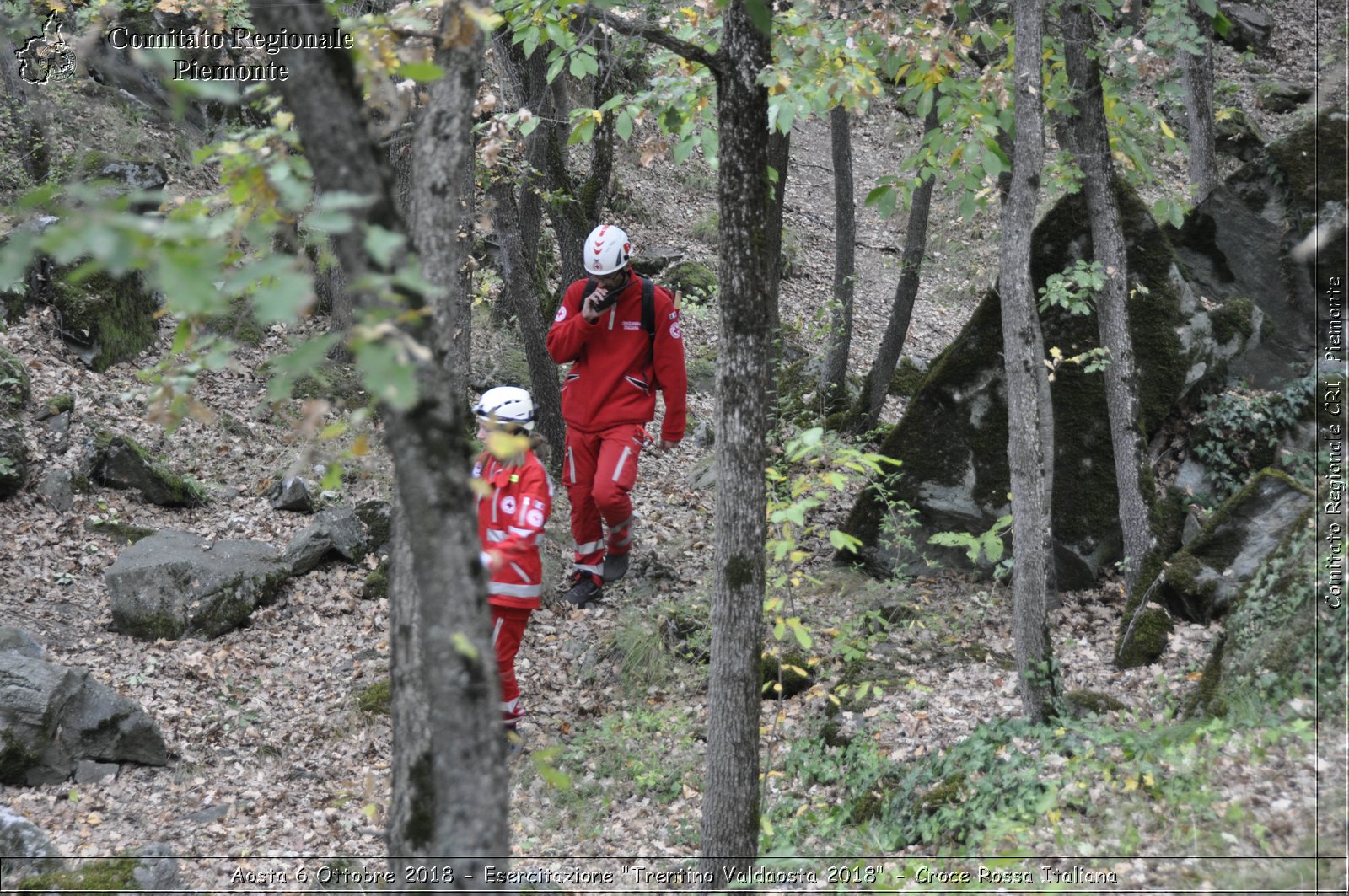 Aosta 6 Ottobre 2018 - Esercitazione "Trentino Valdaosta 2018" - Croce Rossa Italiana- Comitato Regionale del Piemonte