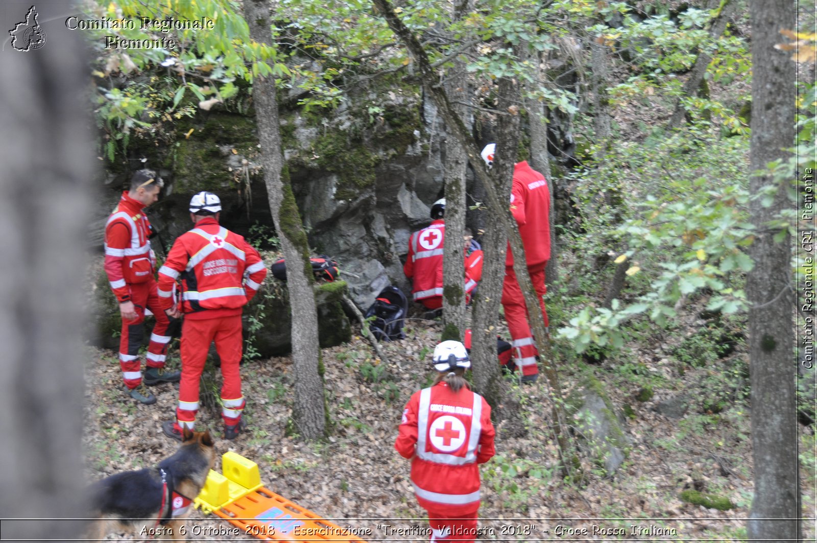 Aosta 6 Ottobre 2018 - Esercitazione "Trentino Valdaosta 2018" - Croce Rossa Italiana- Comitato Regionale del Piemonte