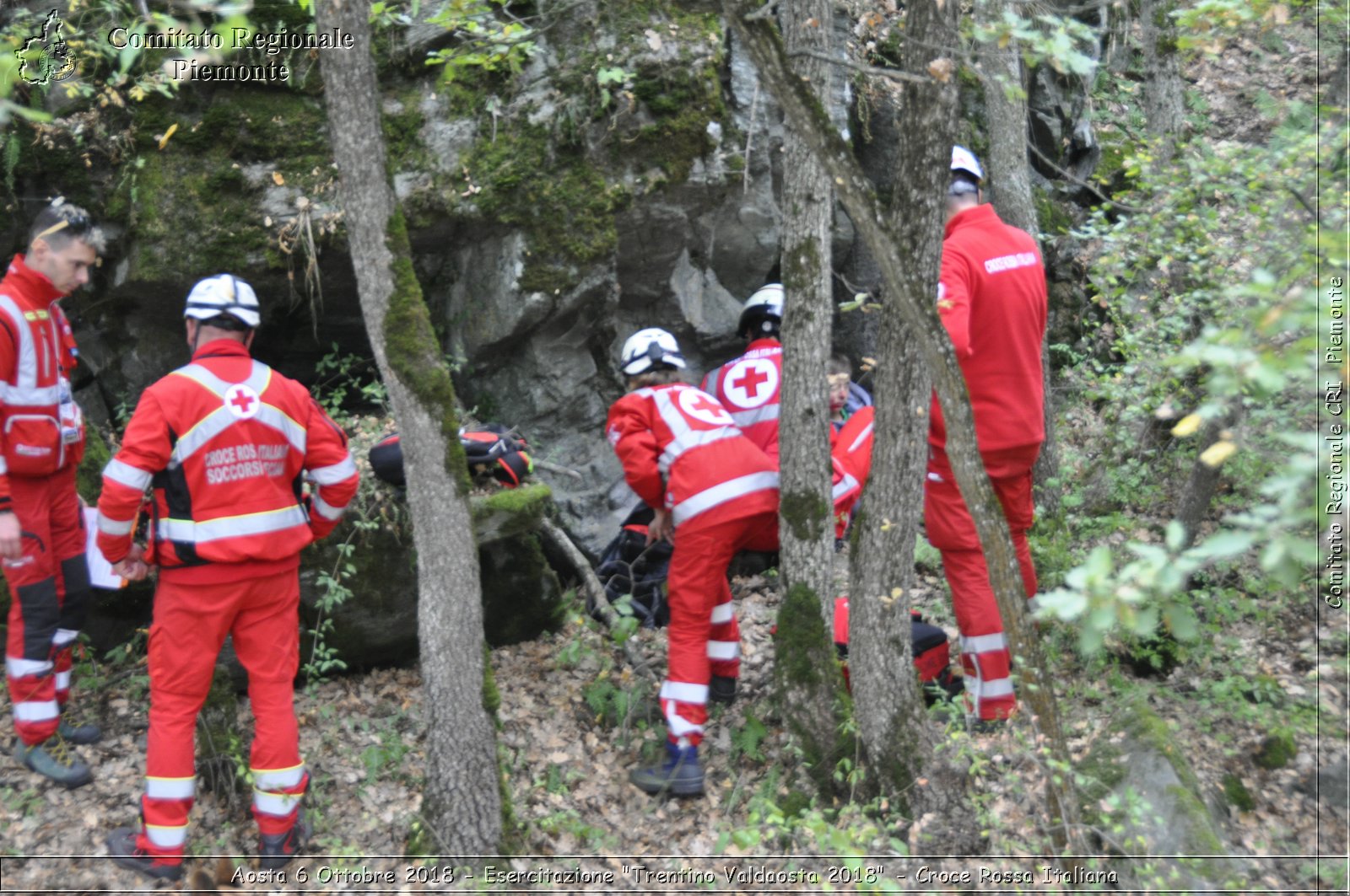 Aosta 6 Ottobre 2018 - Esercitazione "Trentino Valdaosta 2018" - Croce Rossa Italiana- Comitato Regionale del Piemonte