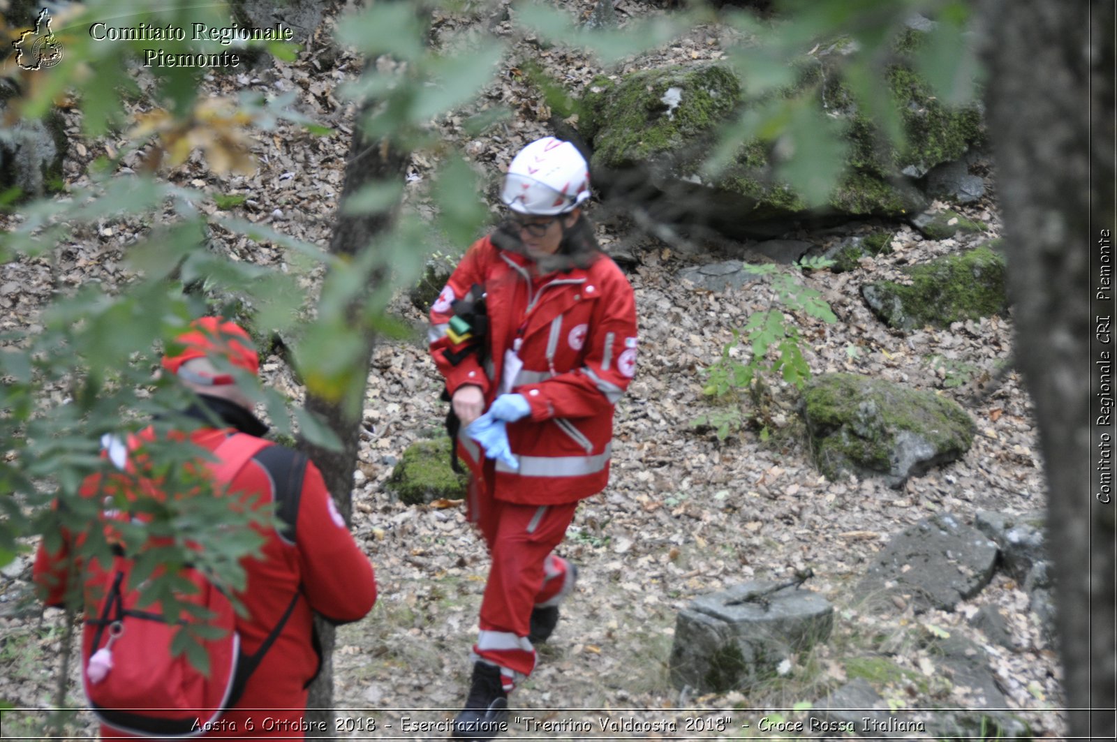 Aosta 6 Ottobre 2018 - Esercitazione "Trentino Valdaosta 2018" - Croce Rossa Italiana- Comitato Regionale del Piemonte