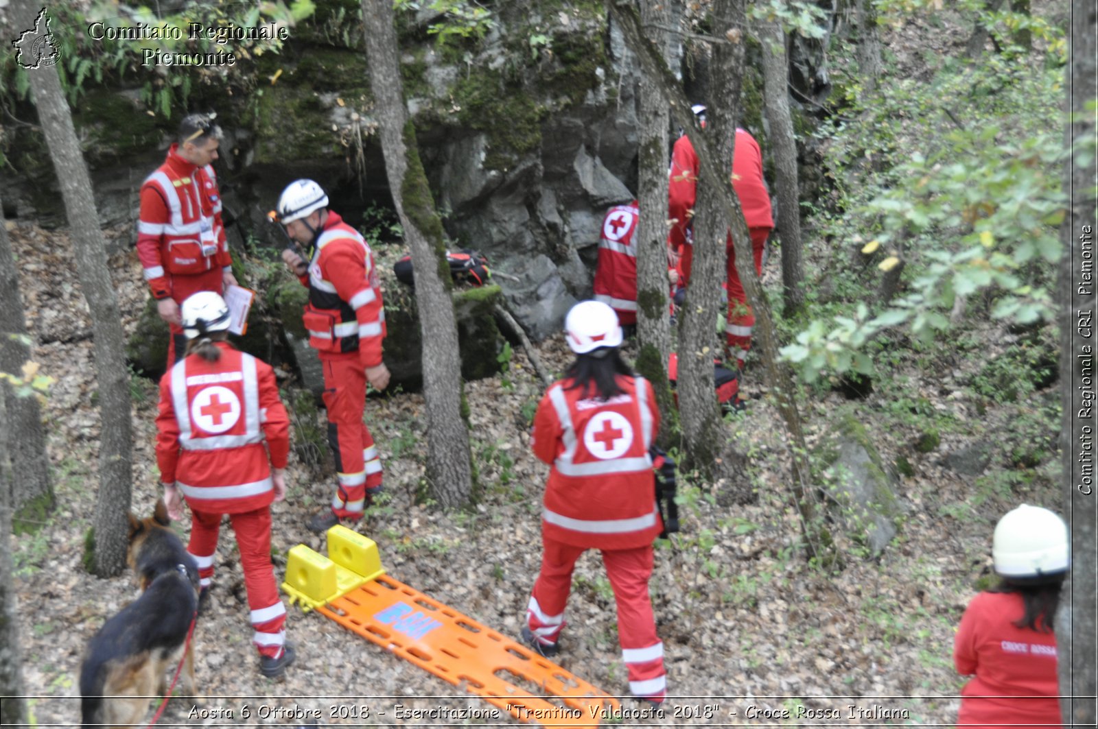 Aosta 6 Ottobre 2018 - Esercitazione "Trentino Valdaosta 2018" - Croce Rossa Italiana- Comitato Regionale del Piemonte