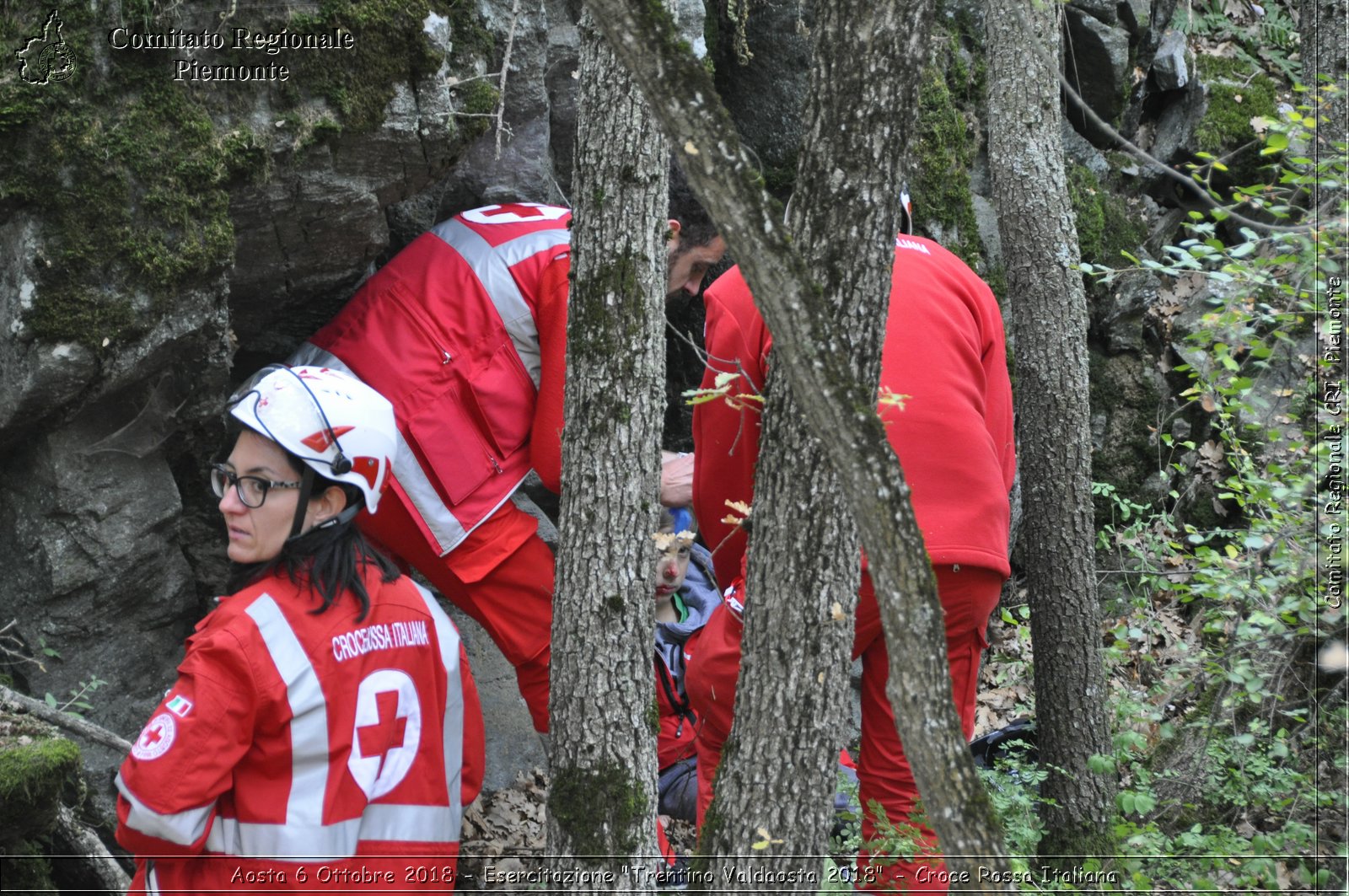 Aosta 6 Ottobre 2018 - Esercitazione "Trentino Valdaosta 2018" - Croce Rossa Italiana- Comitato Regionale del Piemonte