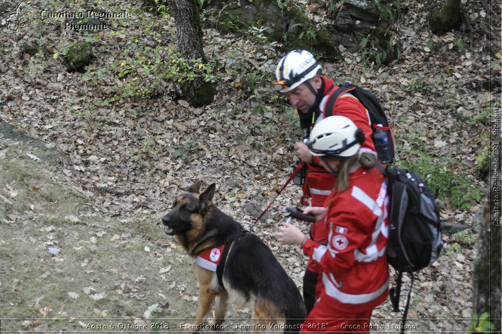 Aosta 6 Ottobre 2018 - Esercitazione "Trentino Valdaosta 2018" - Croce Rossa Italiana- Comitato Regionale del Piemonte