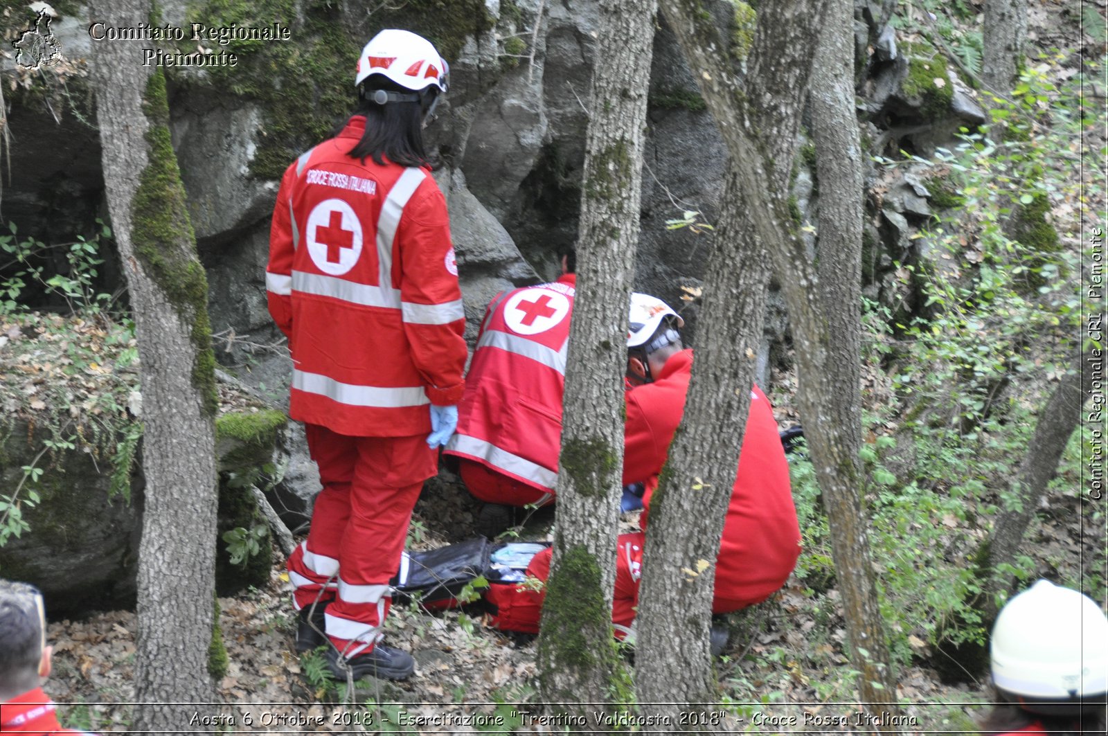 Aosta 6 Ottobre 2018 - Esercitazione "Trentino Valdaosta 2018" - Croce Rossa Italiana- Comitato Regionale del Piemonte