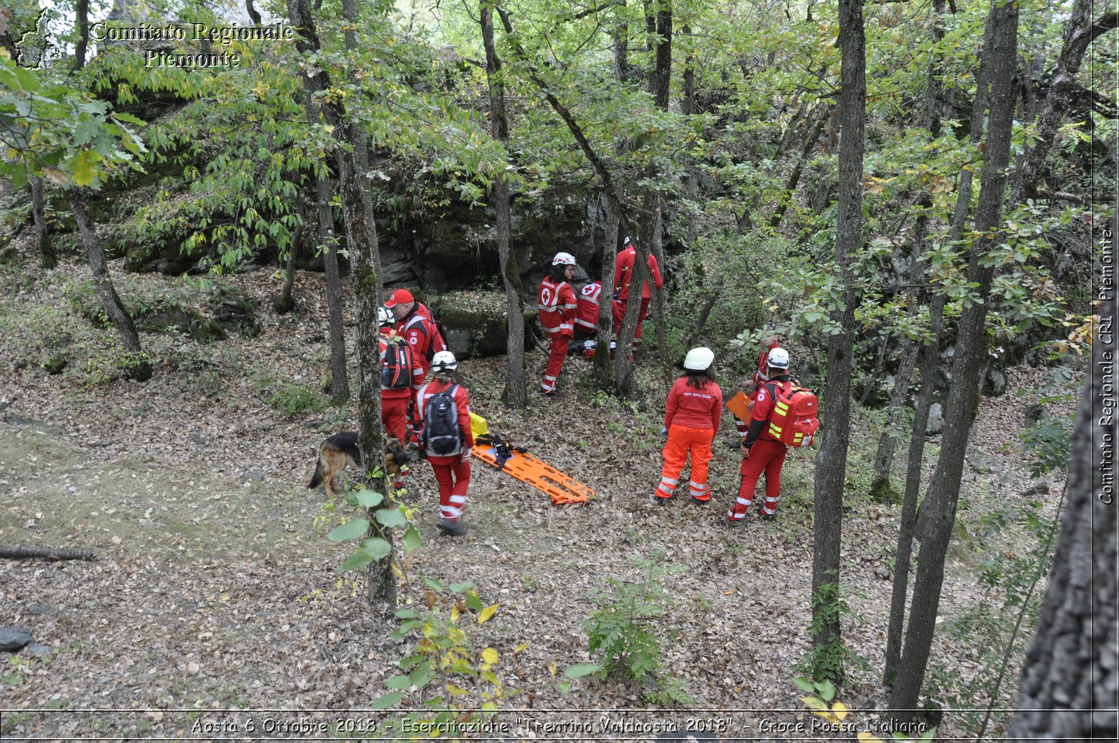 Aosta 6 Ottobre 2018 - Esercitazione "Trentino Valdaosta 2018" - Croce Rossa Italiana- Comitato Regionale del Piemonte