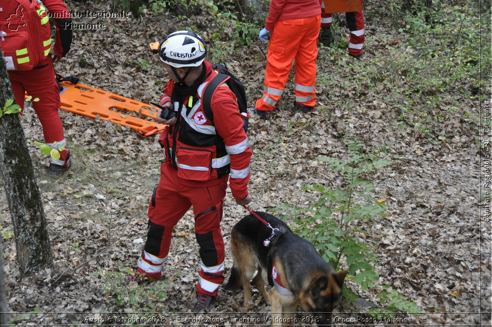 Aosta 6 Ottobre 2018 - Esercitazione "Trentino Valdaosta 2018" - Croce Rossa Italiana- Comitato Regionale del Piemonte