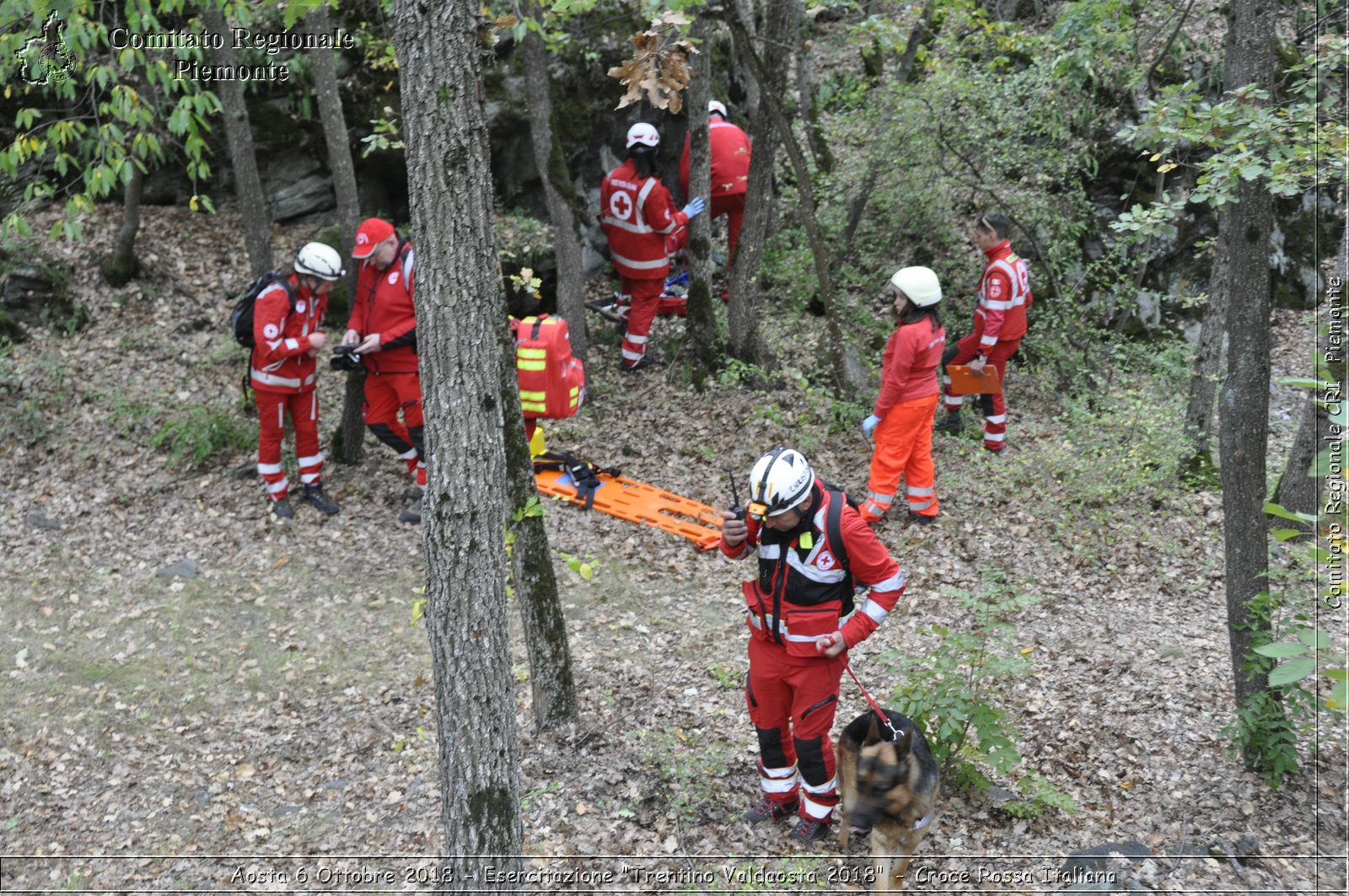 Aosta 6 Ottobre 2018 - Esercitazione "Trentino Valdaosta 2018" - Croce Rossa Italiana- Comitato Regionale del Piemonte