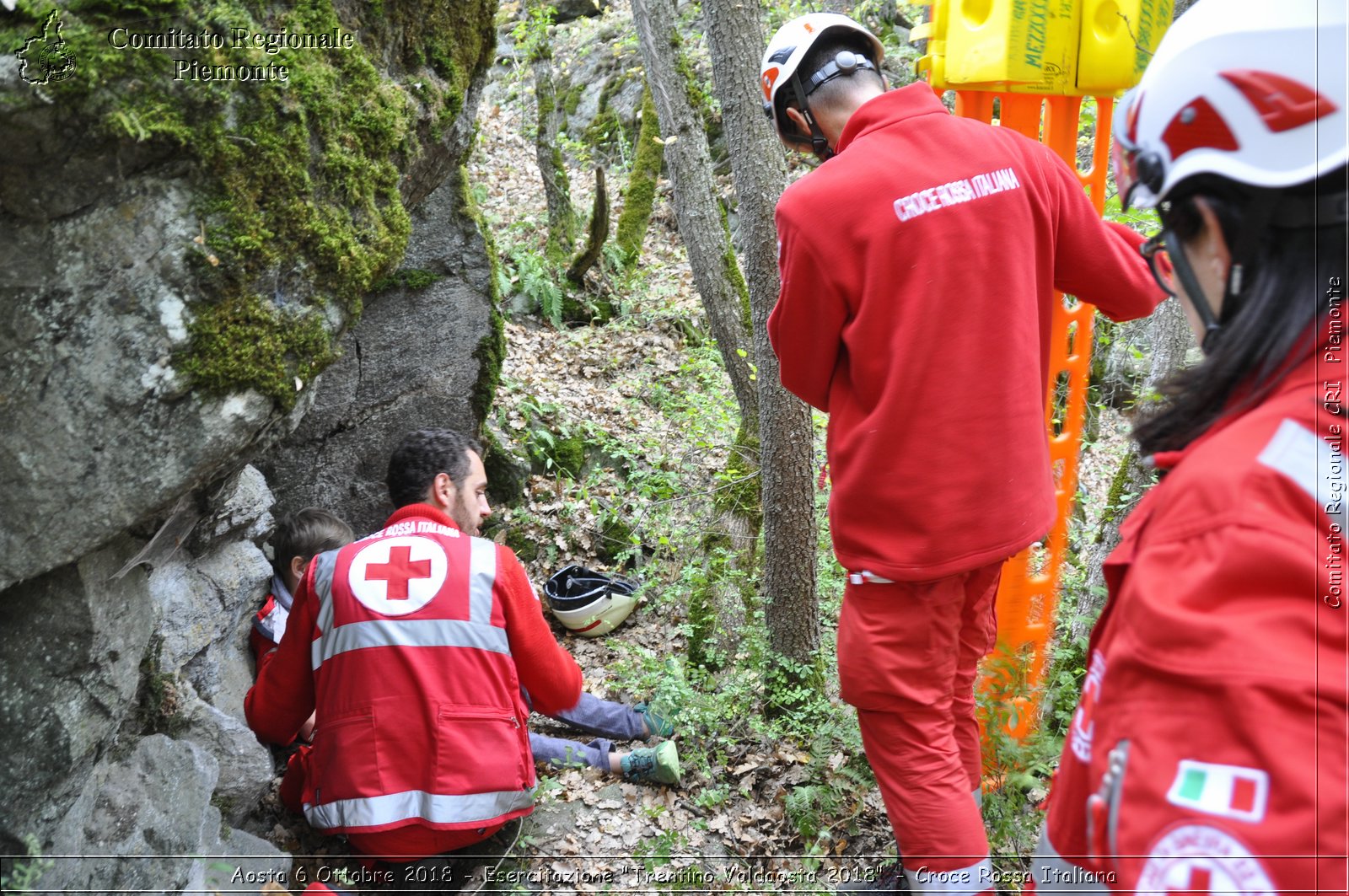 Aosta 6 Ottobre 2018 - Esercitazione "Trentino Valdaosta 2018" - Croce Rossa Italiana- Comitato Regionale del Piemonte