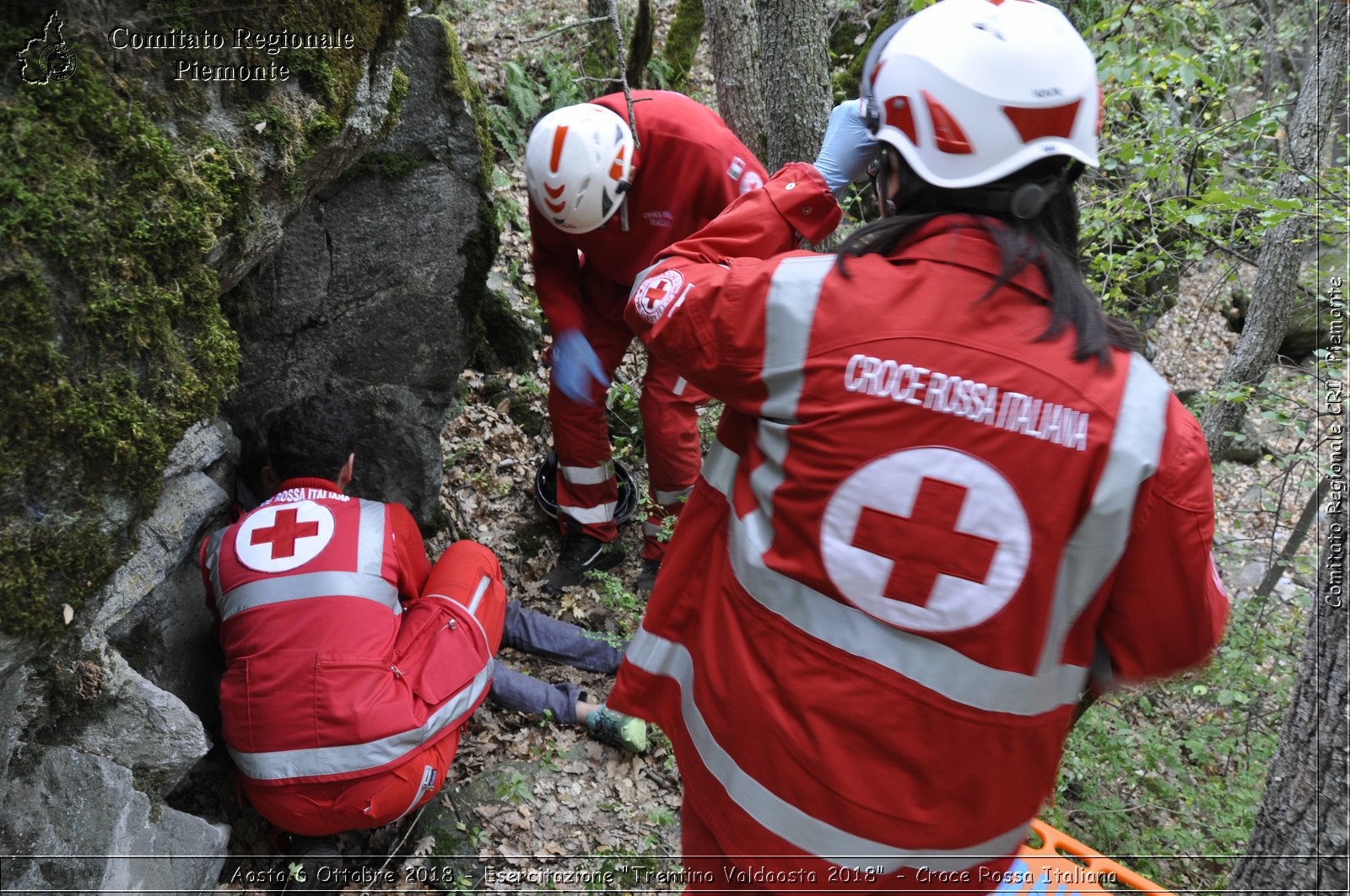 Aosta 6 Ottobre 2018 - Esercitazione "Trentino Valdaosta 2018" - Croce Rossa Italiana- Comitato Regionale del Piemonte