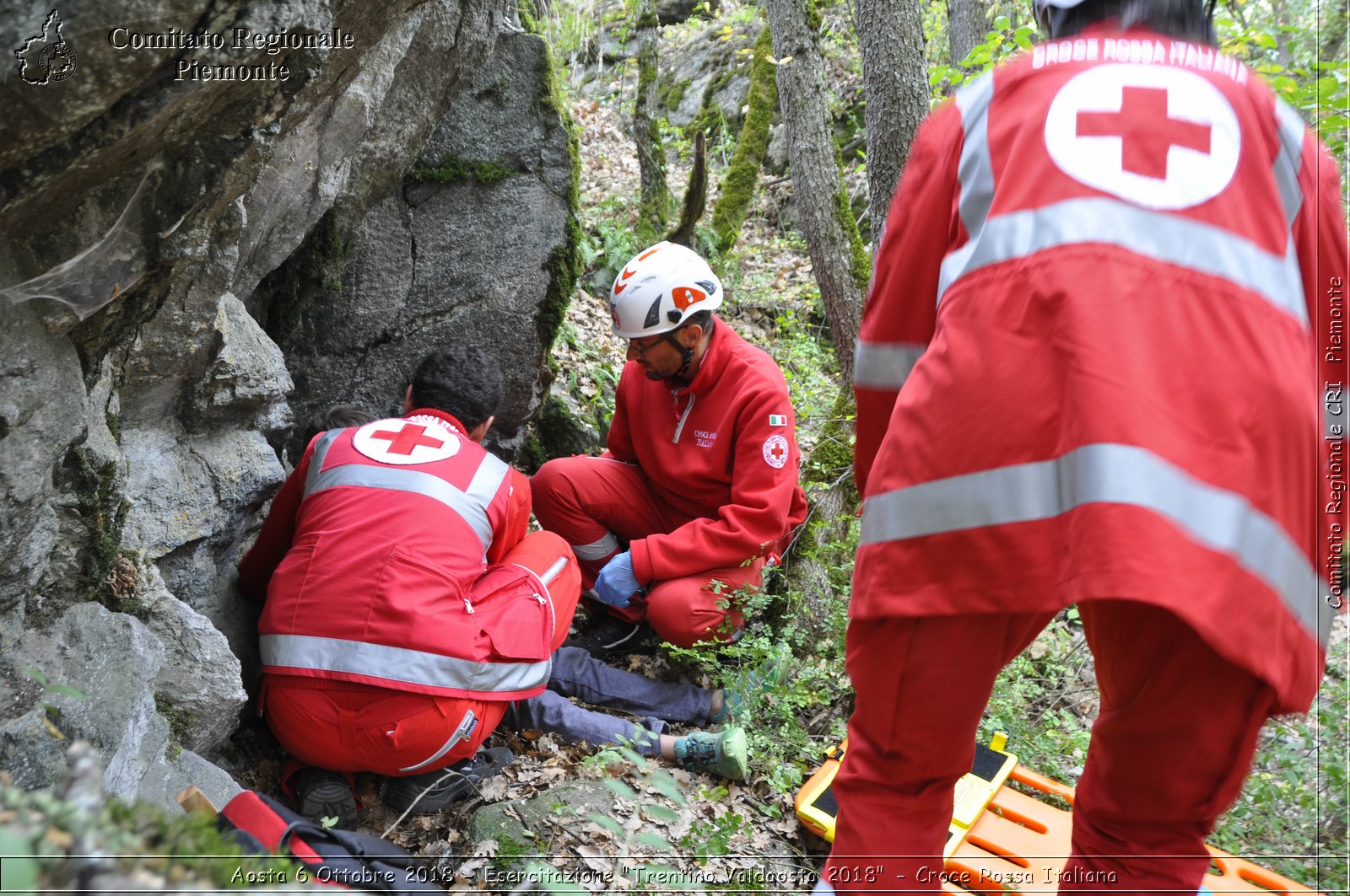 Aosta 6 Ottobre 2018 - Esercitazione "Trentino Valdaosta 2018" - Croce Rossa Italiana- Comitato Regionale del Piemonte