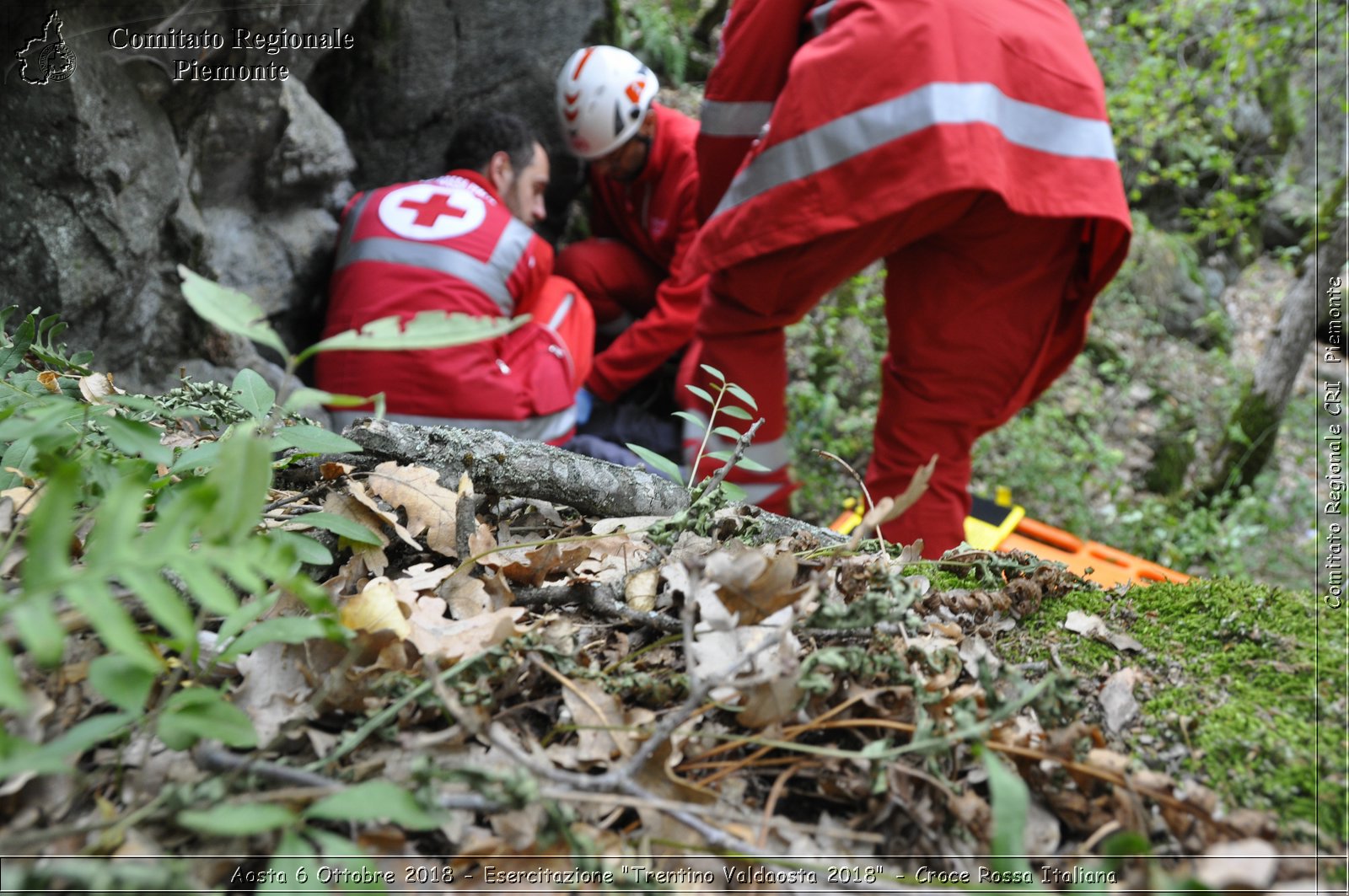 Aosta 6 Ottobre 2018 - Esercitazione "Trentino Valdaosta 2018" - Croce Rossa Italiana- Comitato Regionale del Piemonte