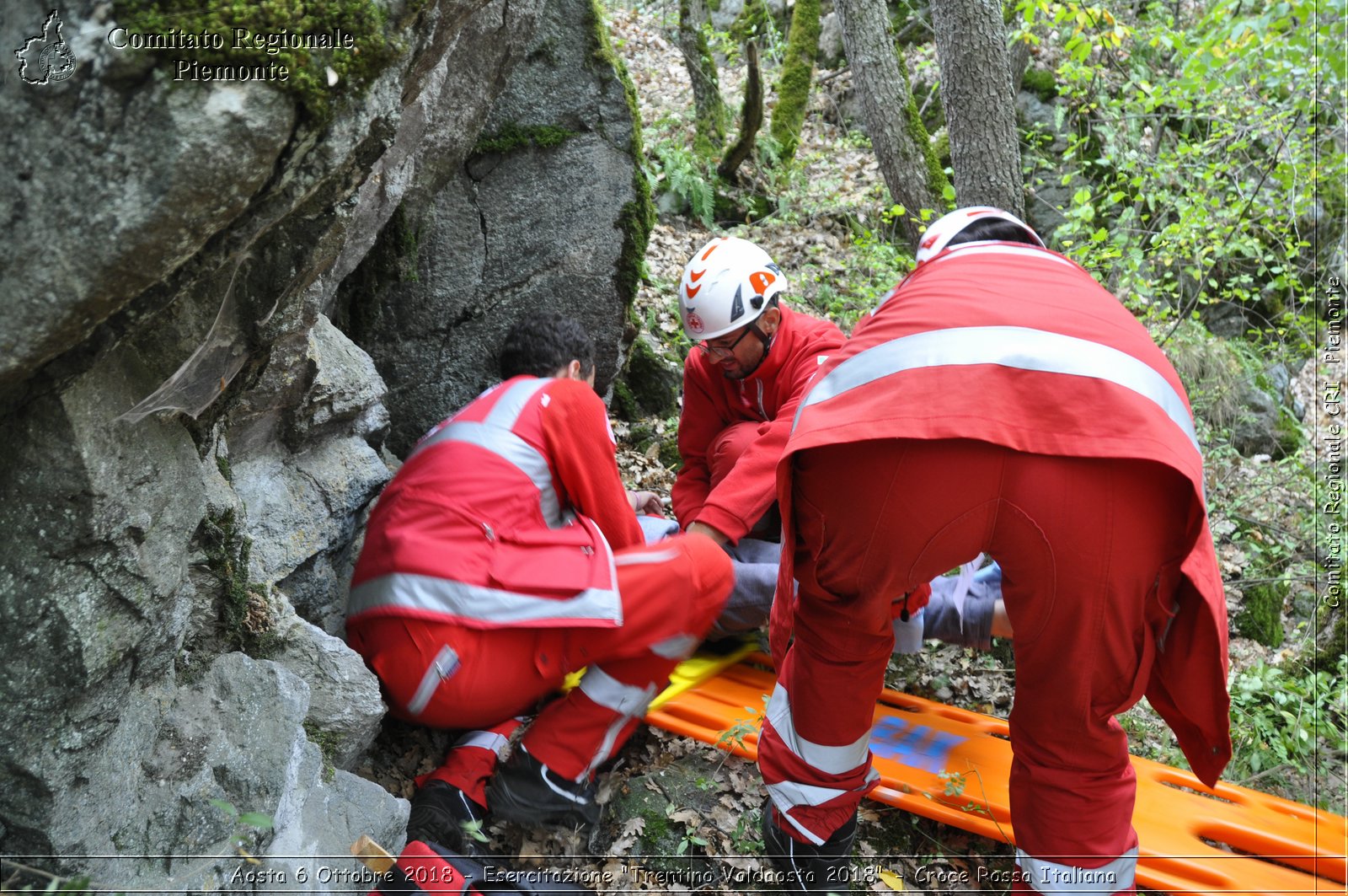 Aosta 6 Ottobre 2018 - Esercitazione "Trentino Valdaosta 2018" - Croce Rossa Italiana- Comitato Regionale del Piemonte