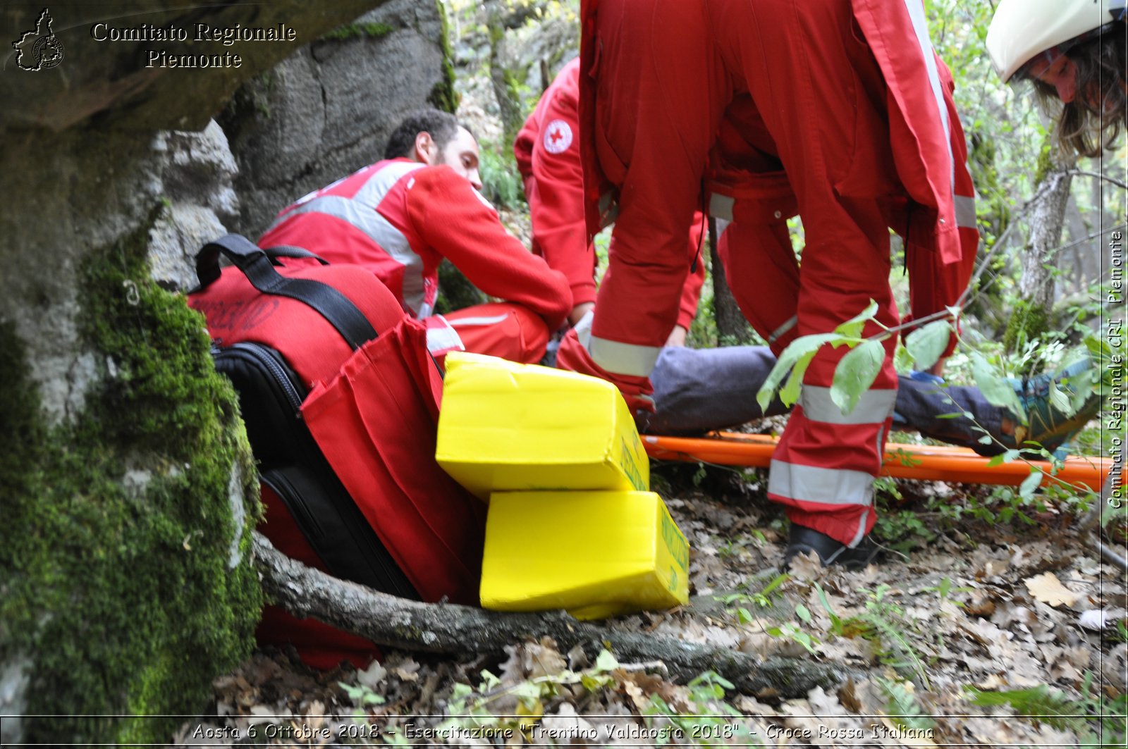 Aosta 6 Ottobre 2018 - Esercitazione "Trentino Valdaosta 2018" - Croce Rossa Italiana- Comitato Regionale del Piemonte