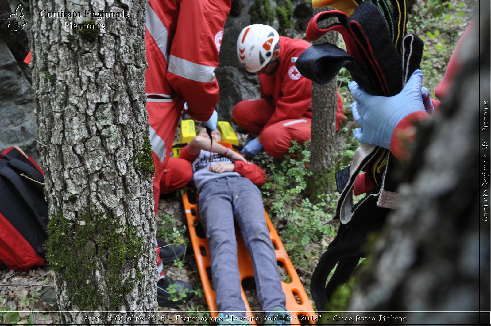 Aosta 6 Ottobre 2018 - Esercitazione "Trentino Valdaosta 2018" - Croce Rossa Italiana- Comitato Regionale del Piemonte