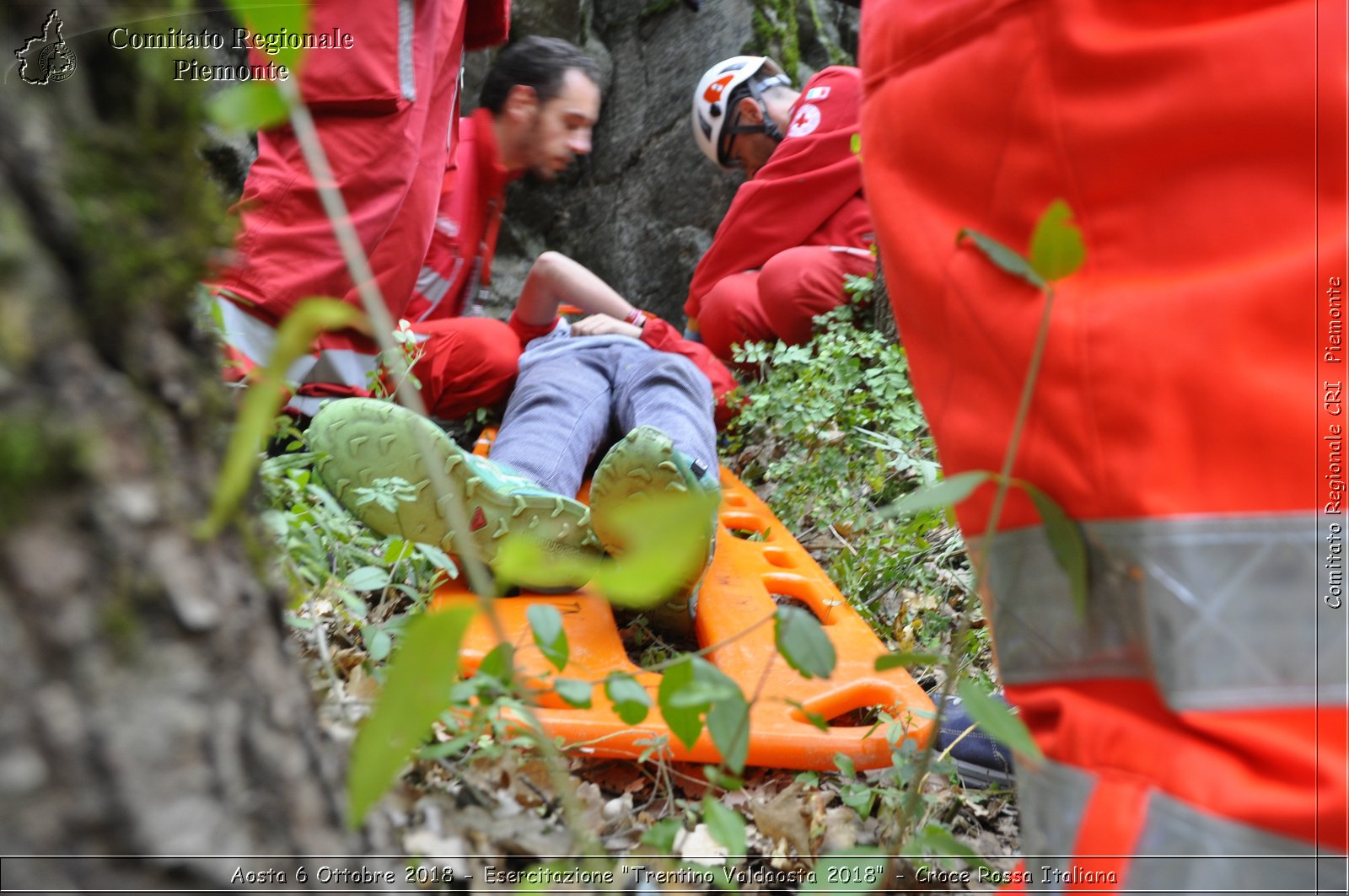 Aosta 6 Ottobre 2018 - Esercitazione "Trentino Valdaosta 2018" - Croce Rossa Italiana- Comitato Regionale del Piemonte