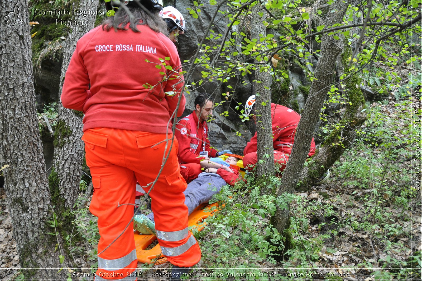 Aosta 6 Ottobre 2018 - Esercitazione "Trentino Valdaosta 2018" - Croce Rossa Italiana- Comitato Regionale del Piemonte