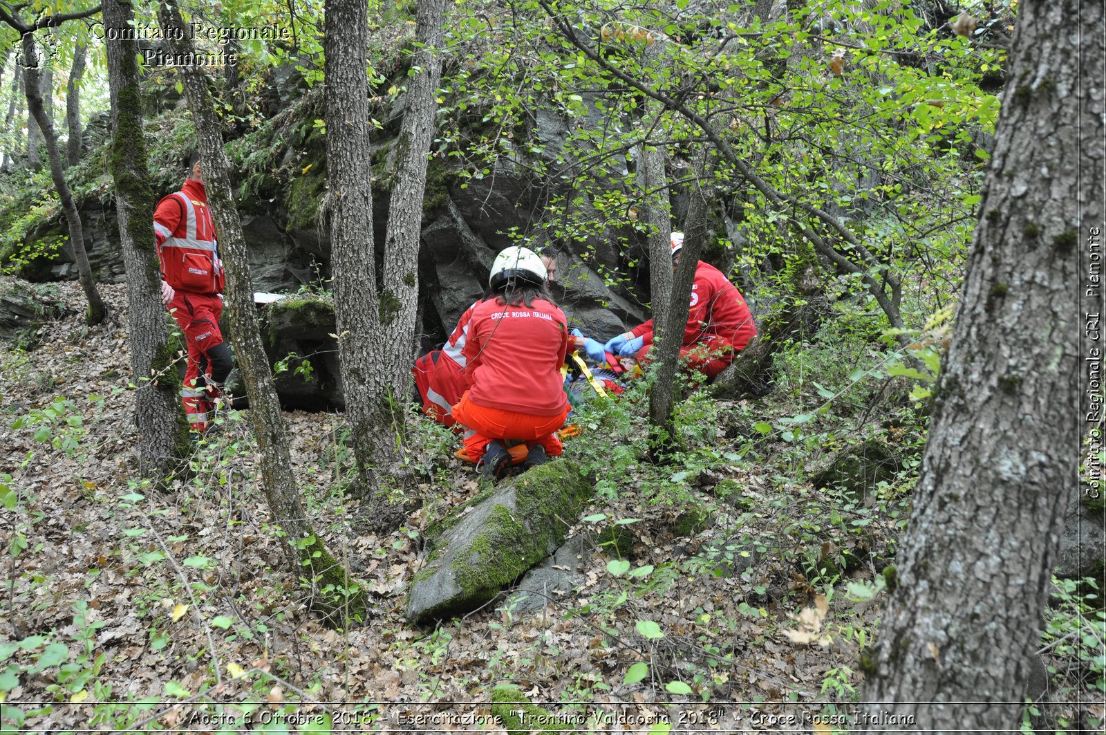 Aosta 6 Ottobre 2018 - Esercitazione "Trentino Valdaosta 2018" - Croce Rossa Italiana- Comitato Regionale del Piemonte