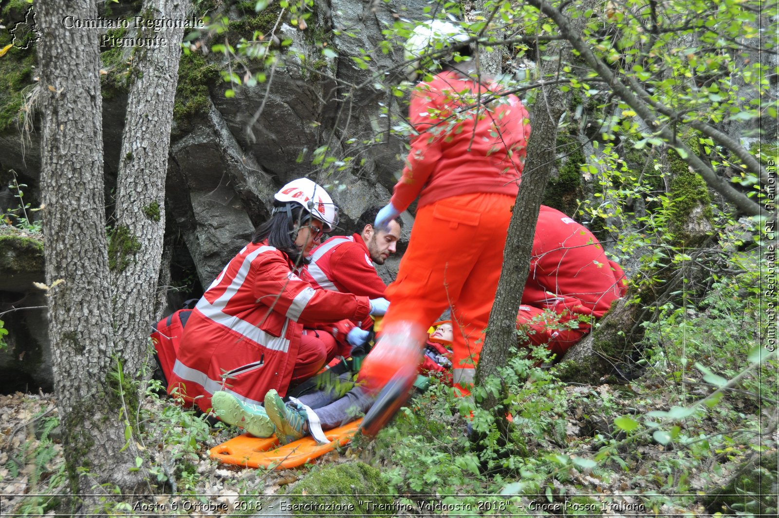 Aosta 6 Ottobre 2018 - Esercitazione "Trentino Valdaosta 2018" - Croce Rossa Italiana- Comitato Regionale del Piemonte