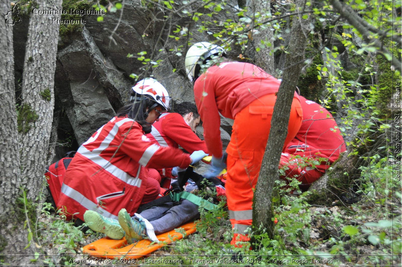 Aosta 6 Ottobre 2018 - Esercitazione "Trentino Valdaosta 2018" - Croce Rossa Italiana- Comitato Regionale del Piemonte